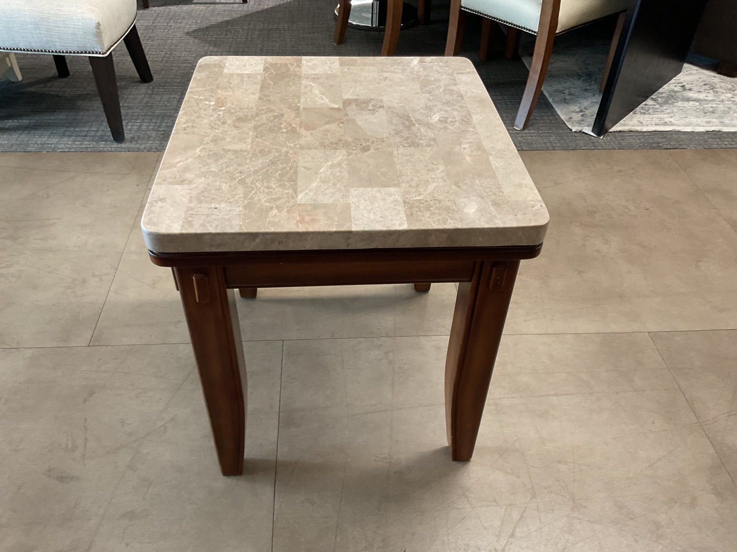 Marble Tiled End Table