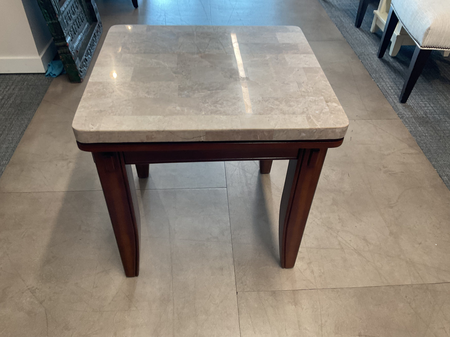 Marble Tiled End Table