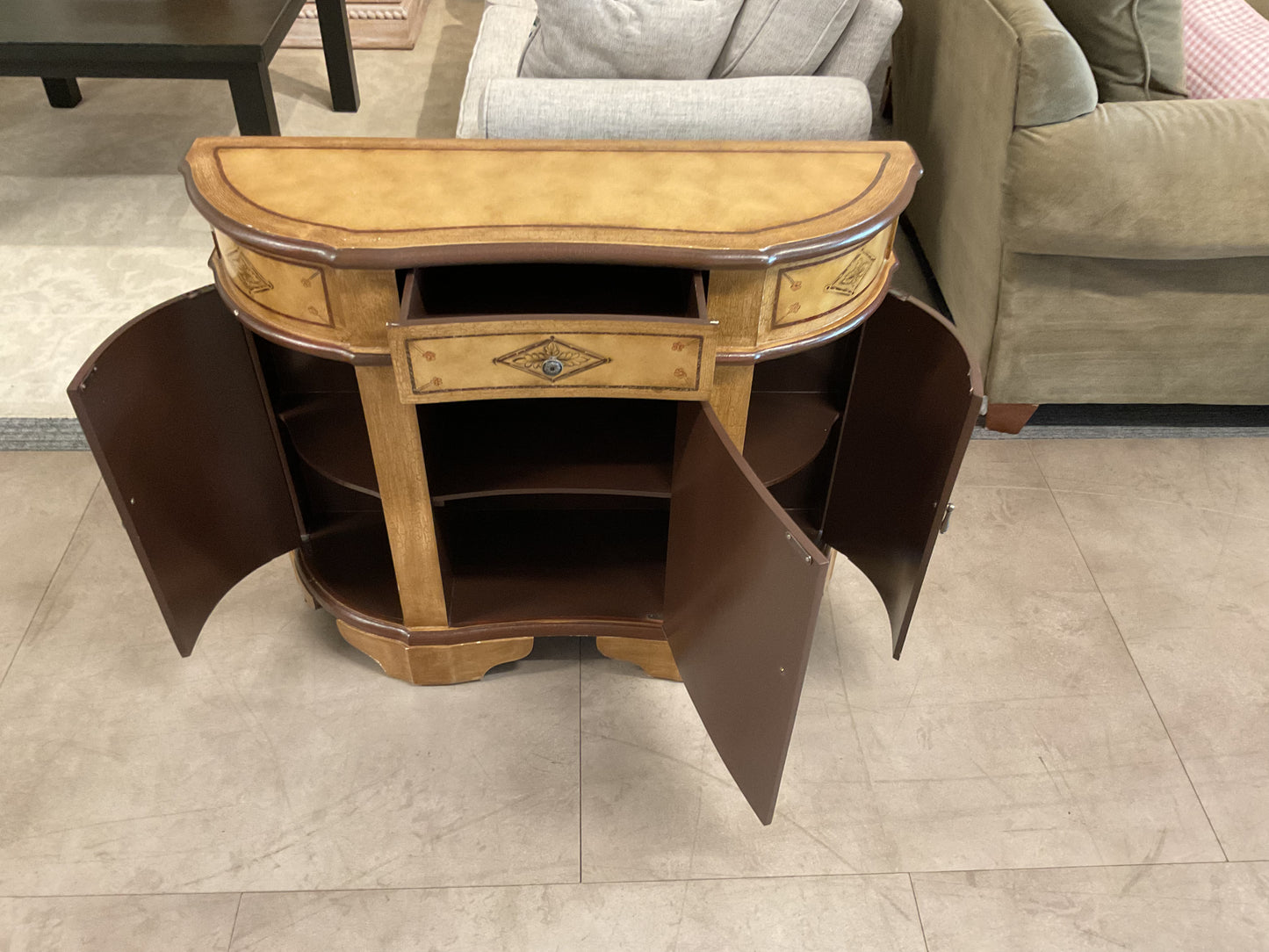 Decorative Console Cabinet