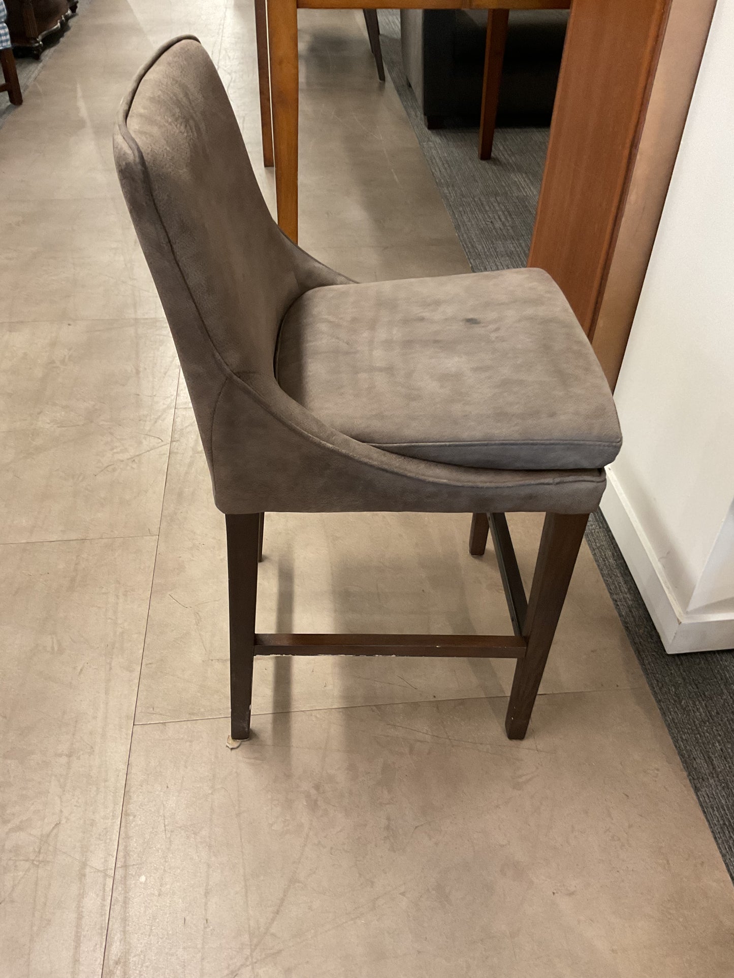 Grey Counter Chair Pair