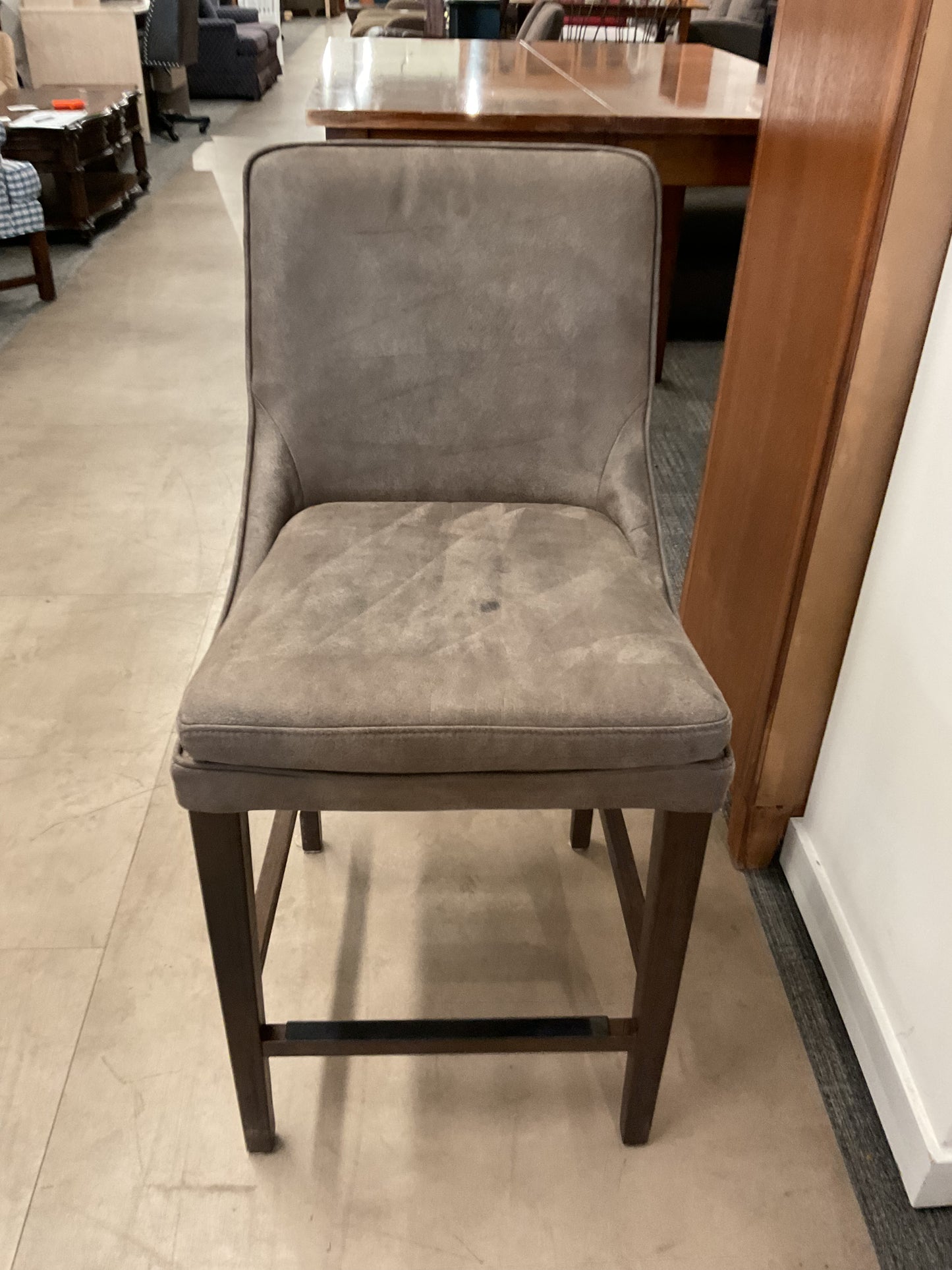 Grey Counter Chair Pair