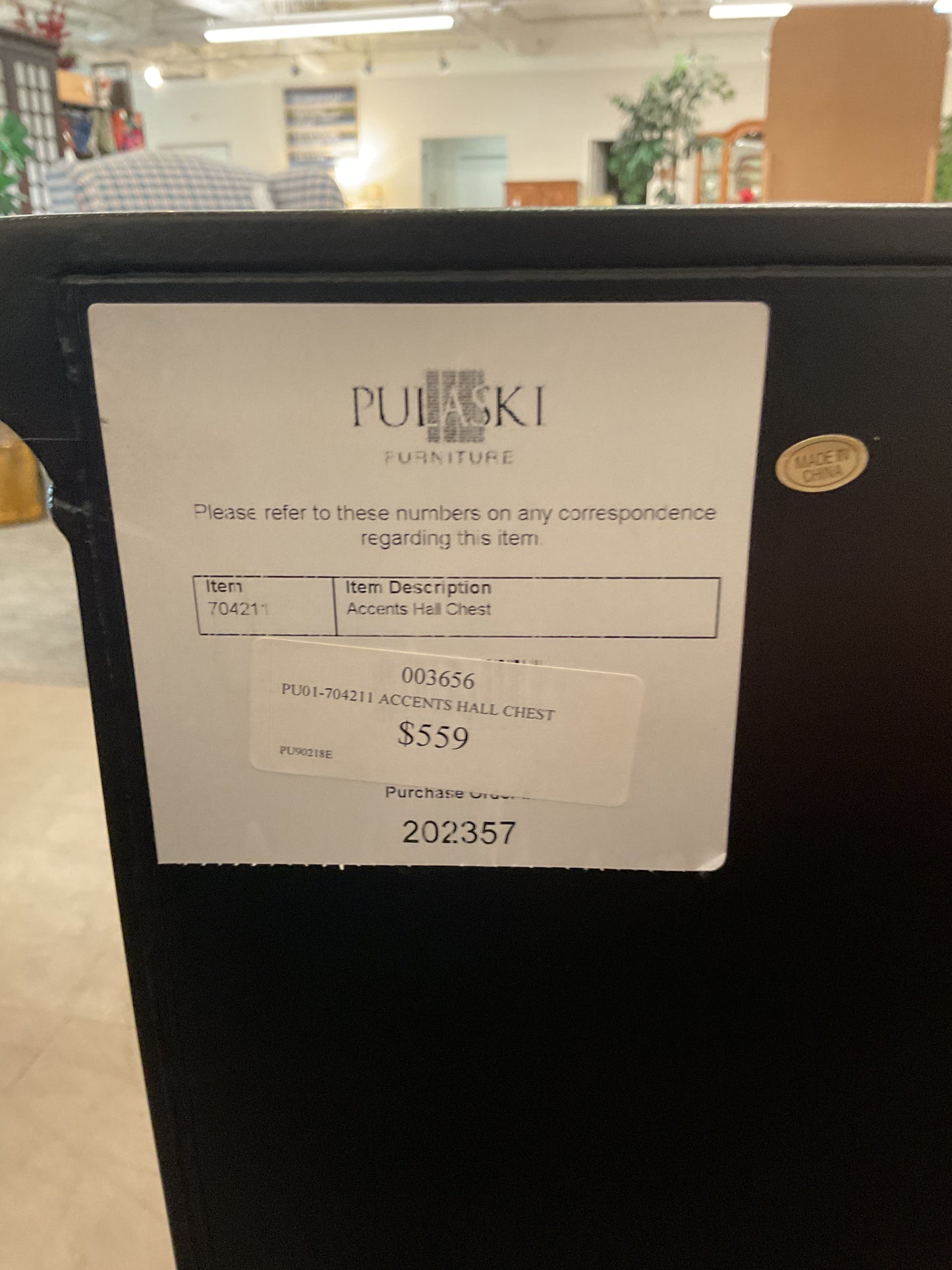 Dual Tone Accent Cabinet