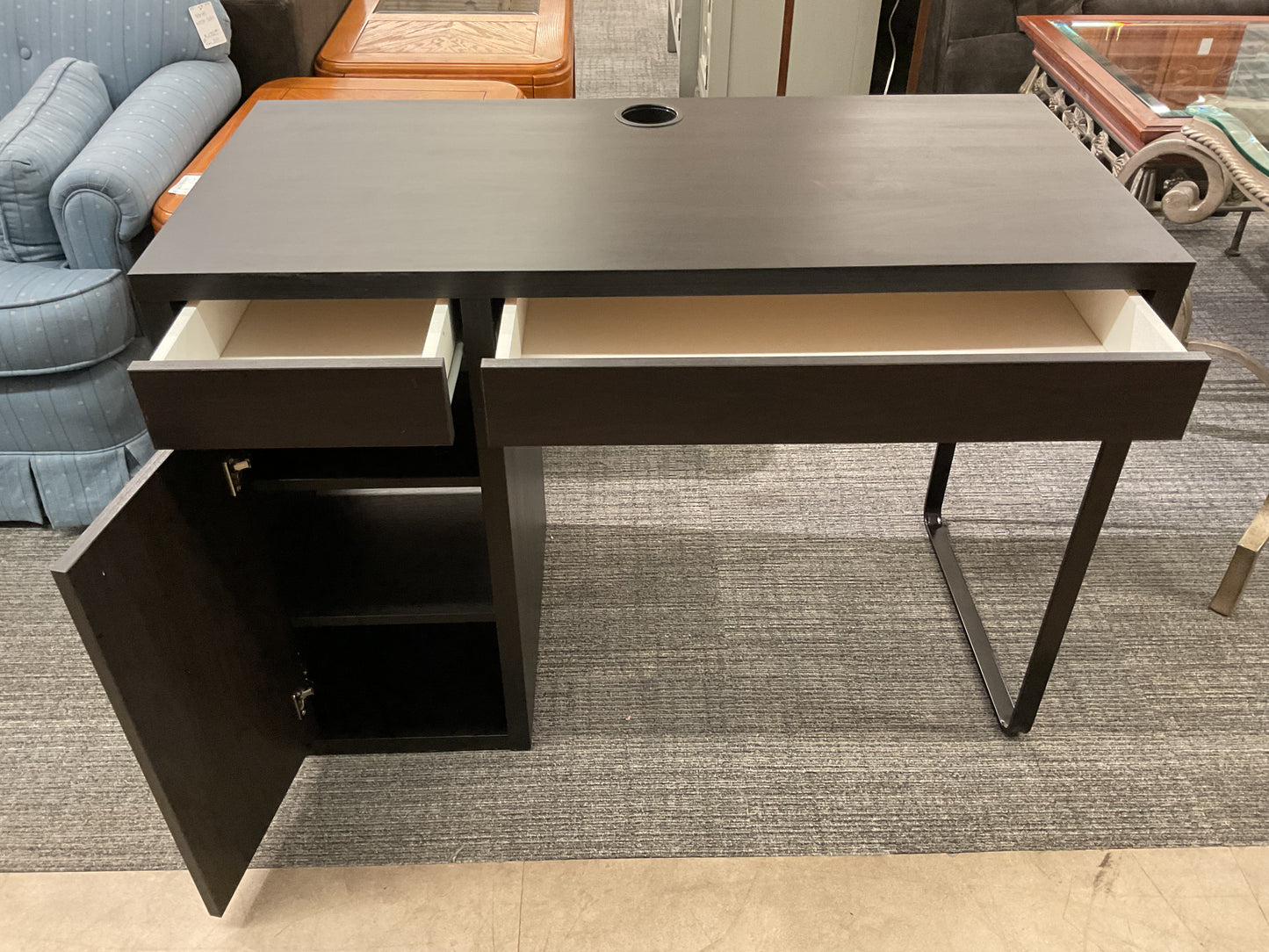 Dark Brown Modern Desk