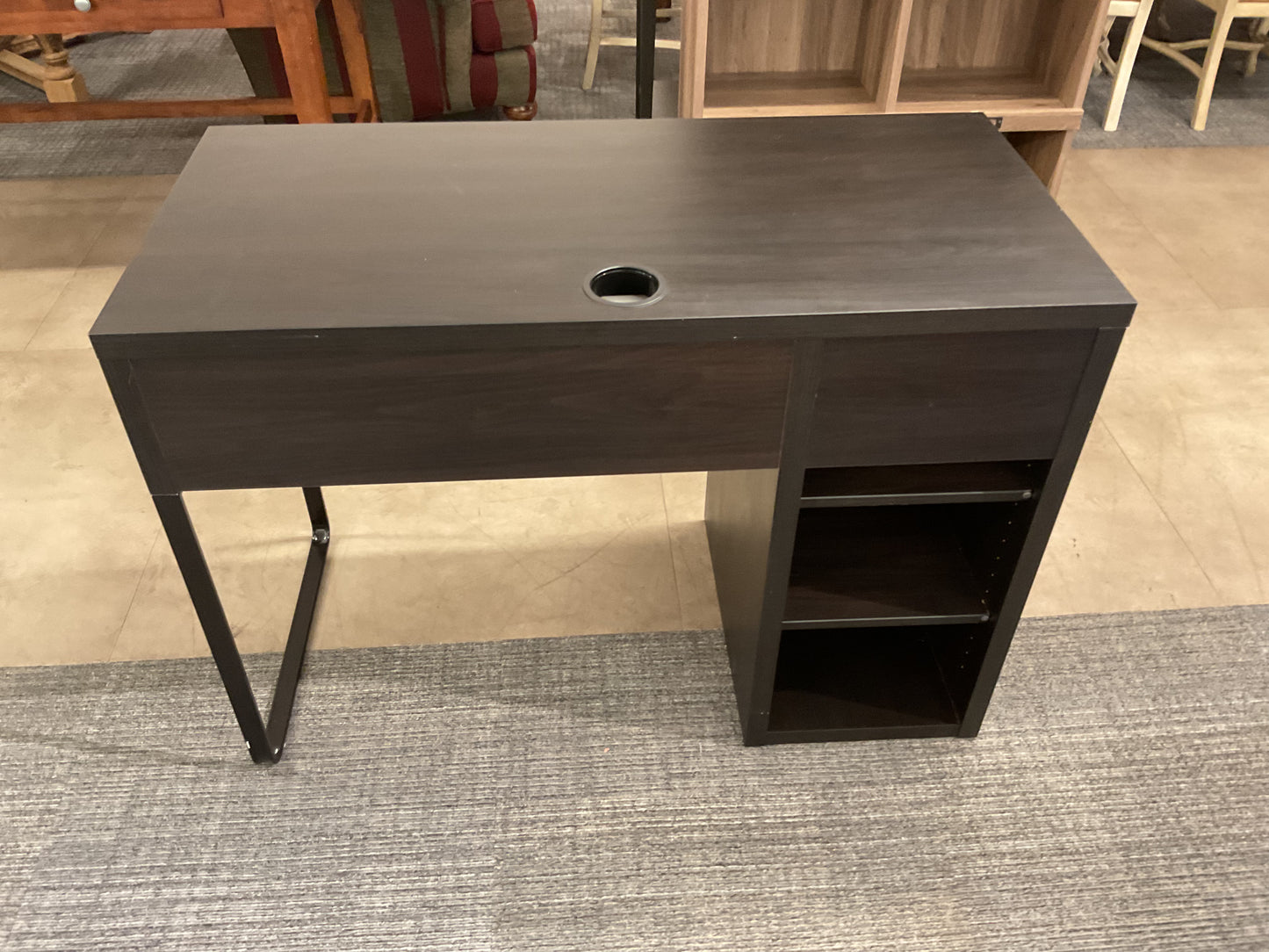 Dark Brown Modern Desk