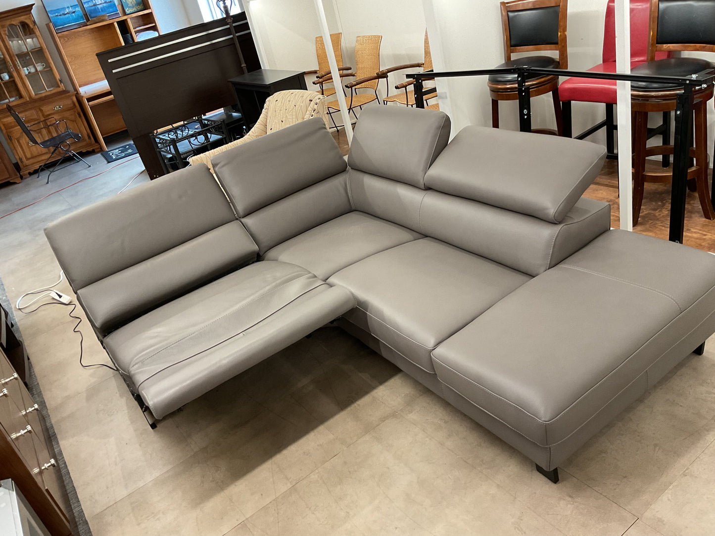 Room & Board Elio Leather (partial) Sectional