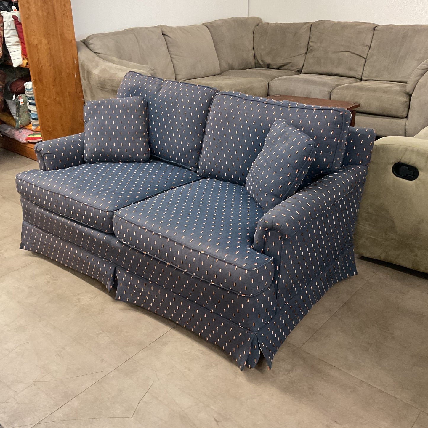 Vintage Blue Loveseat