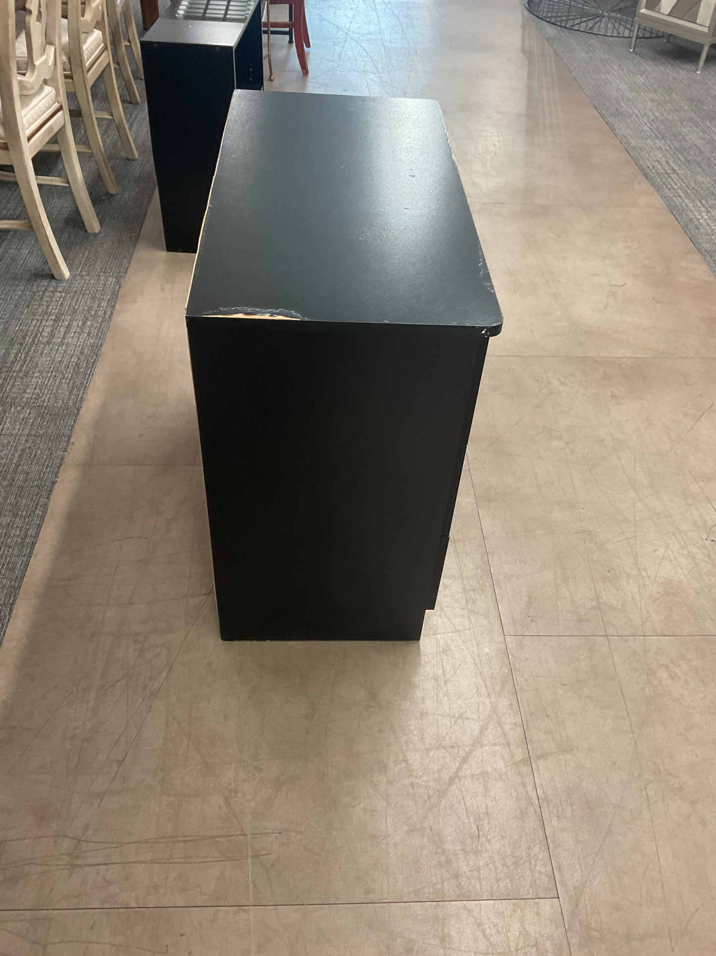 Black 3-Drawer Dresser
