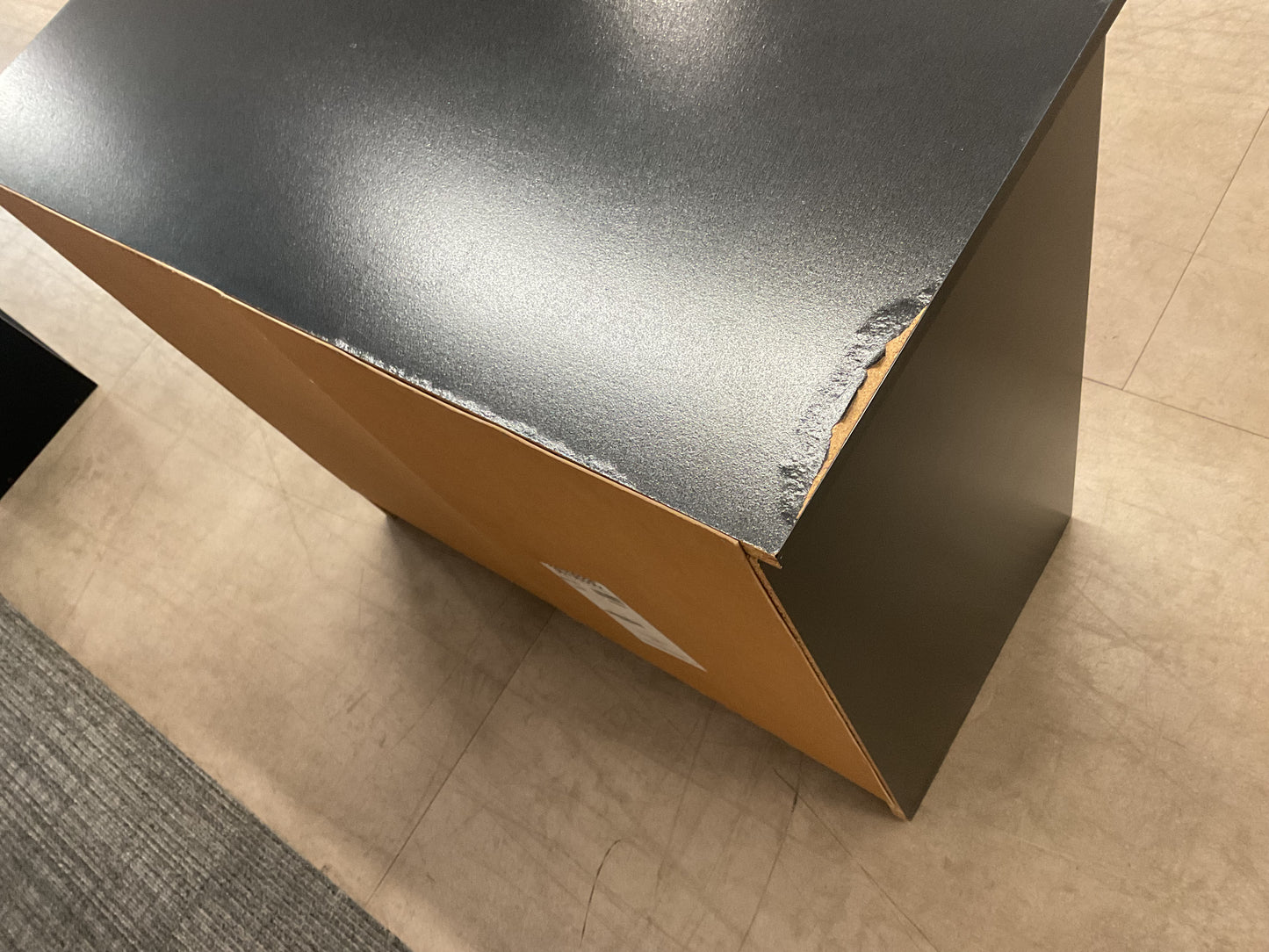 Black 3-Drawer Dresser