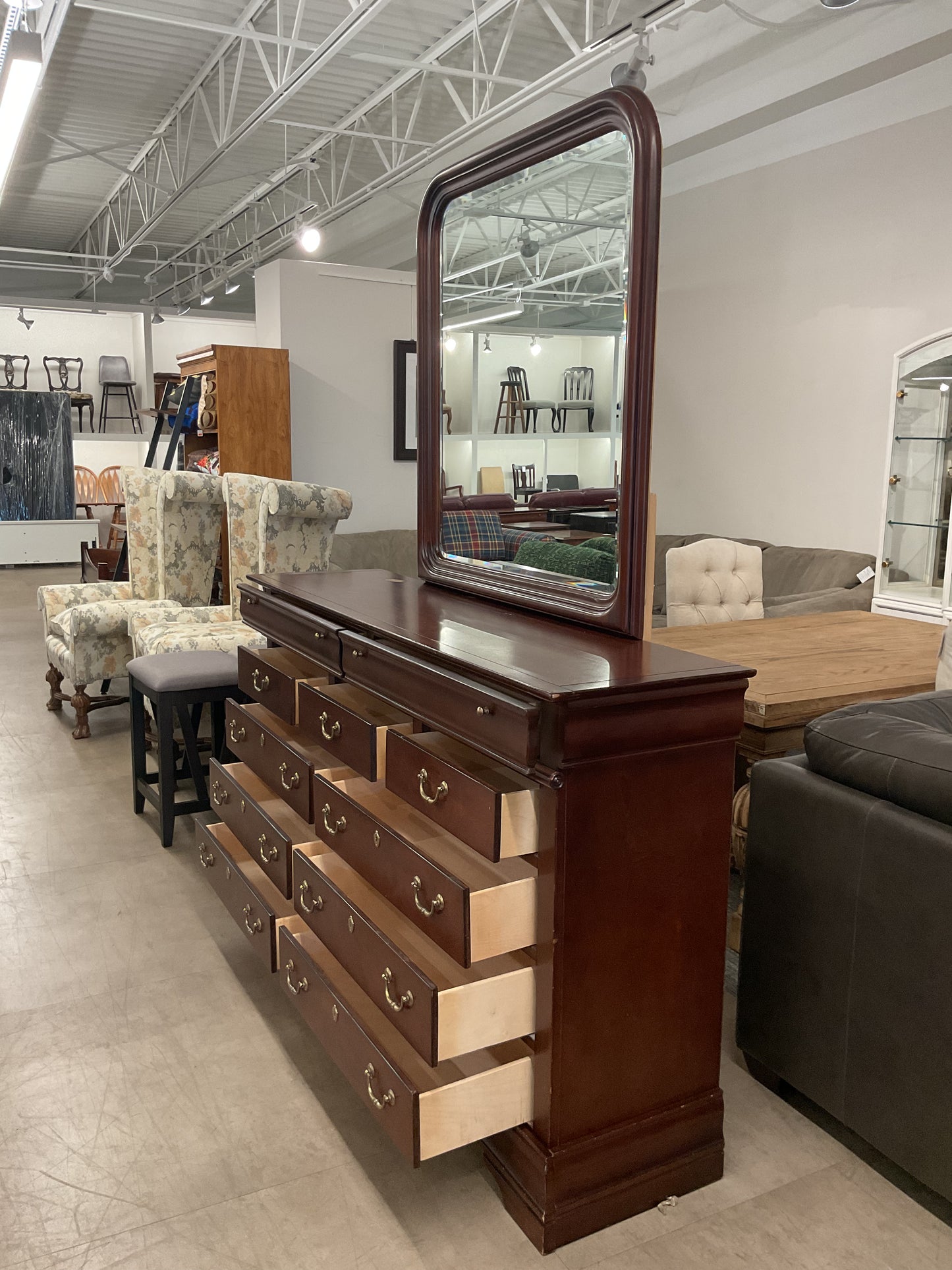 Lucky Cherry Vanity Dresser