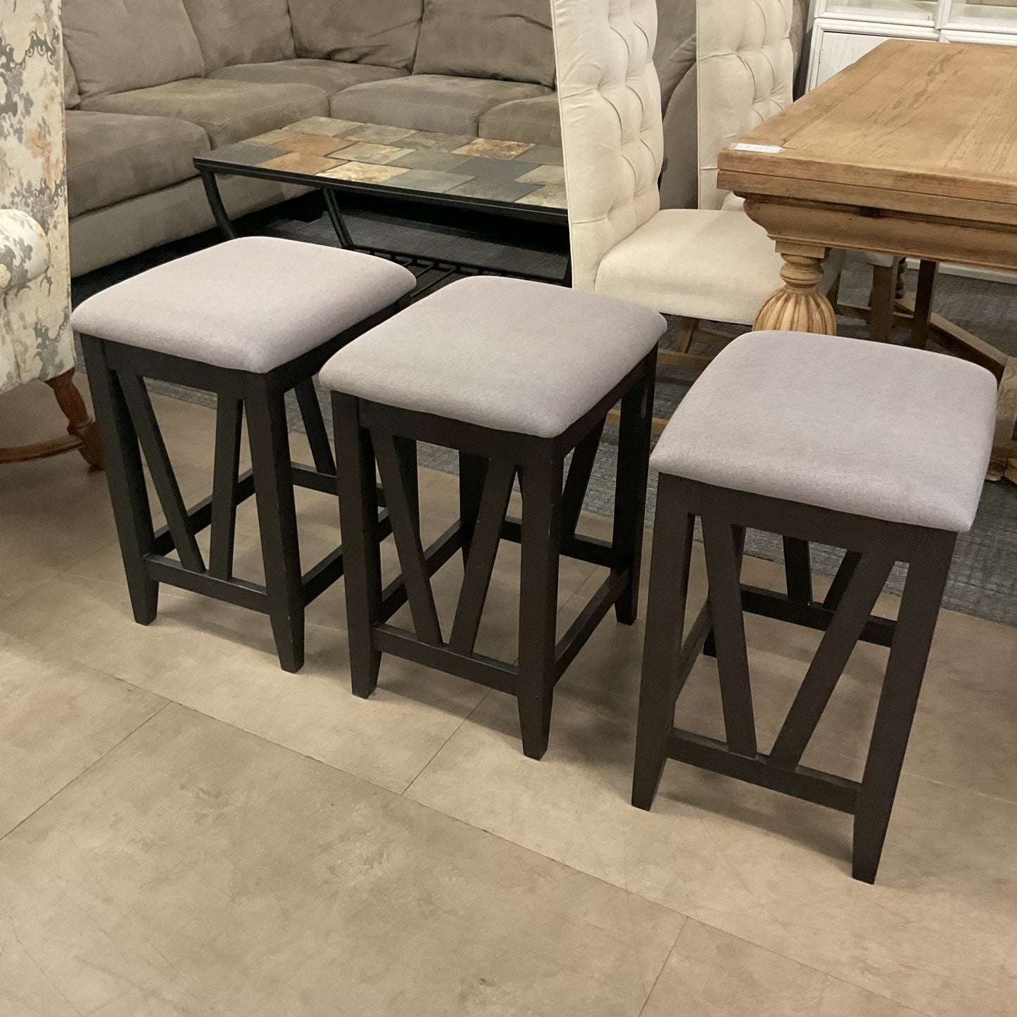 Set of 3 Over Sea Stools