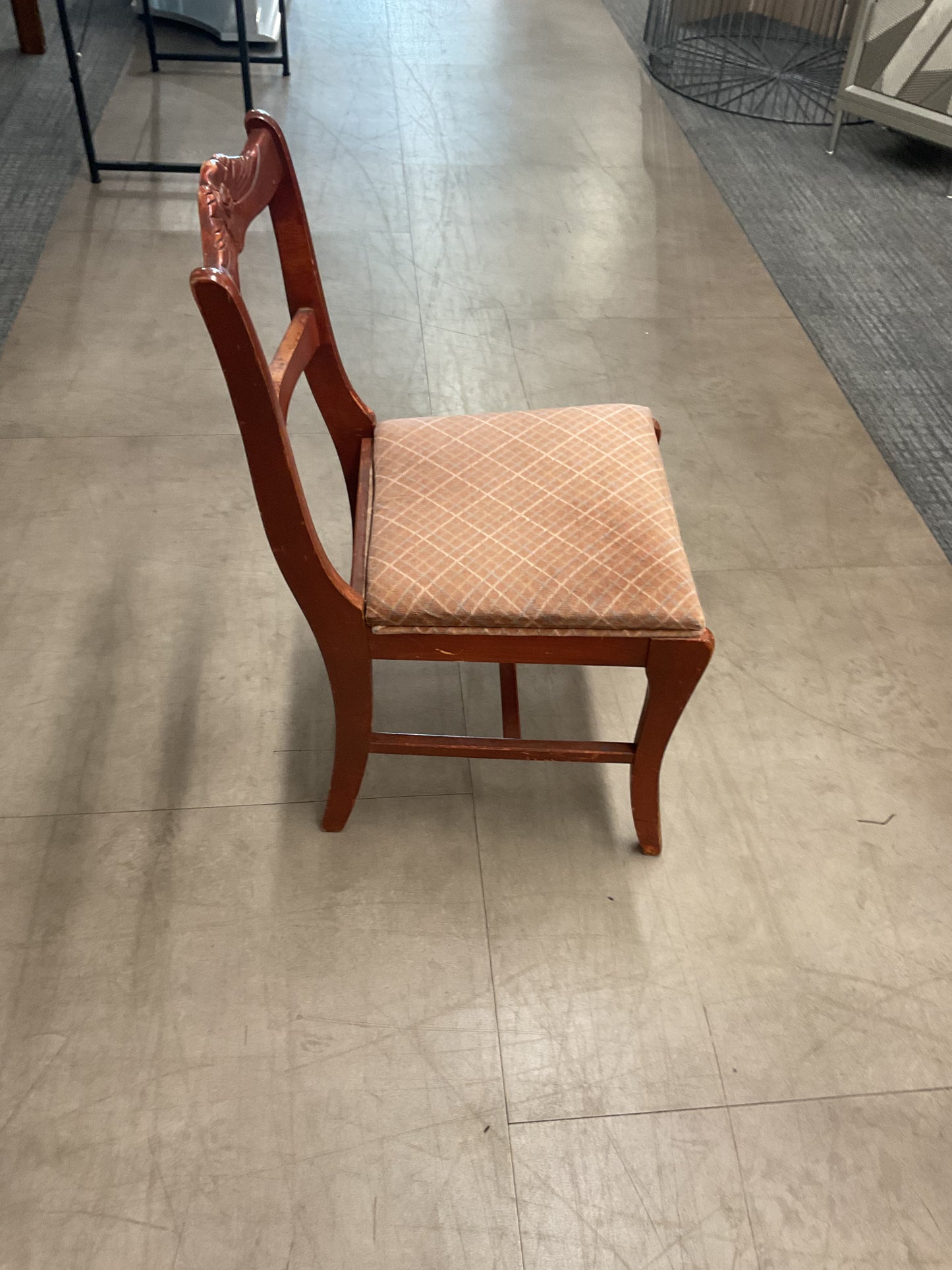 Carved Wood Dining Chair