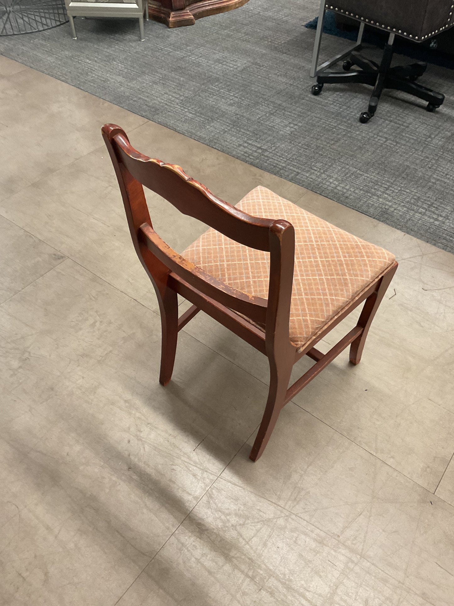 Carved Wood Dining Chair