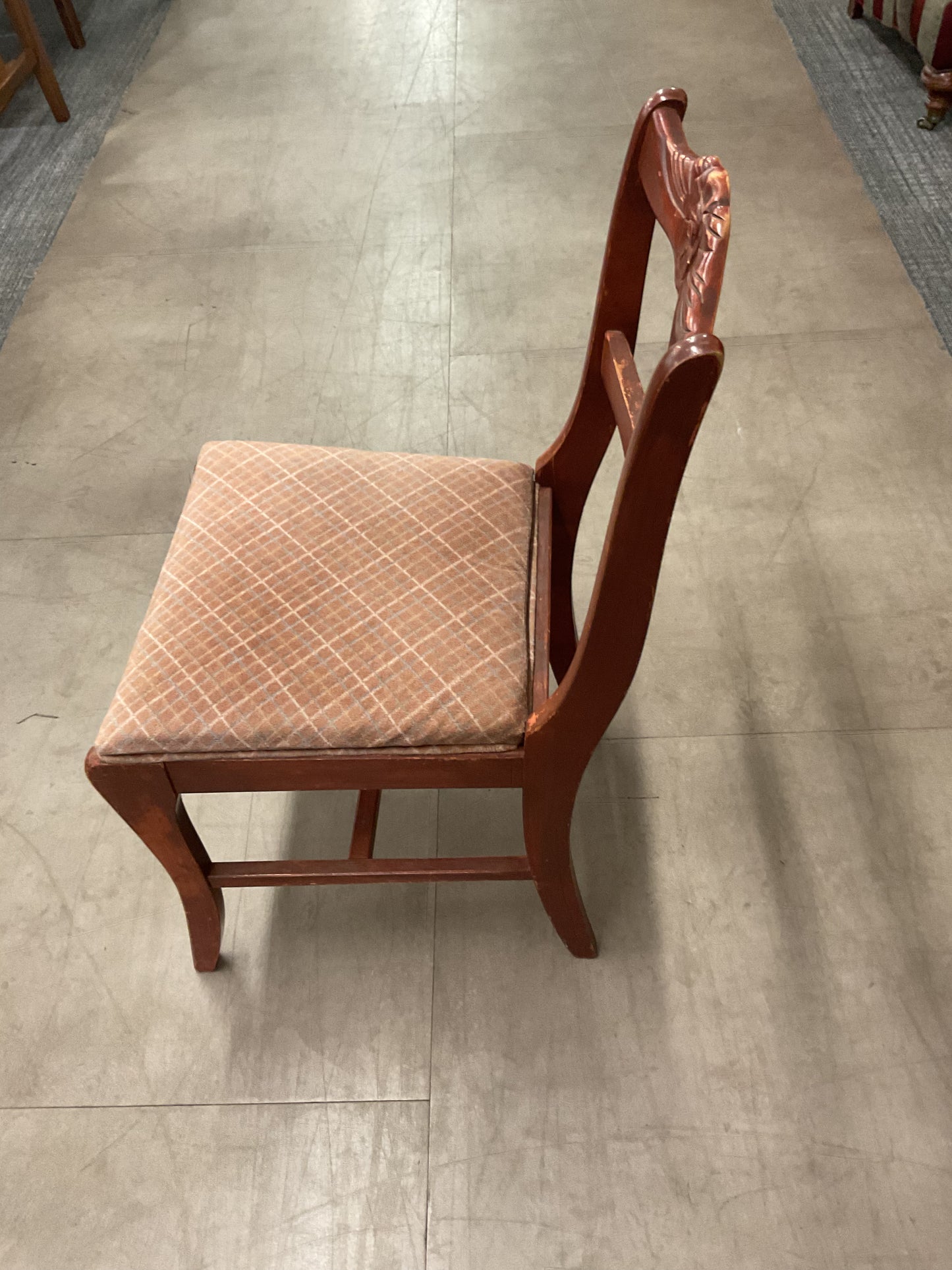 Carved Wood Dining Chair