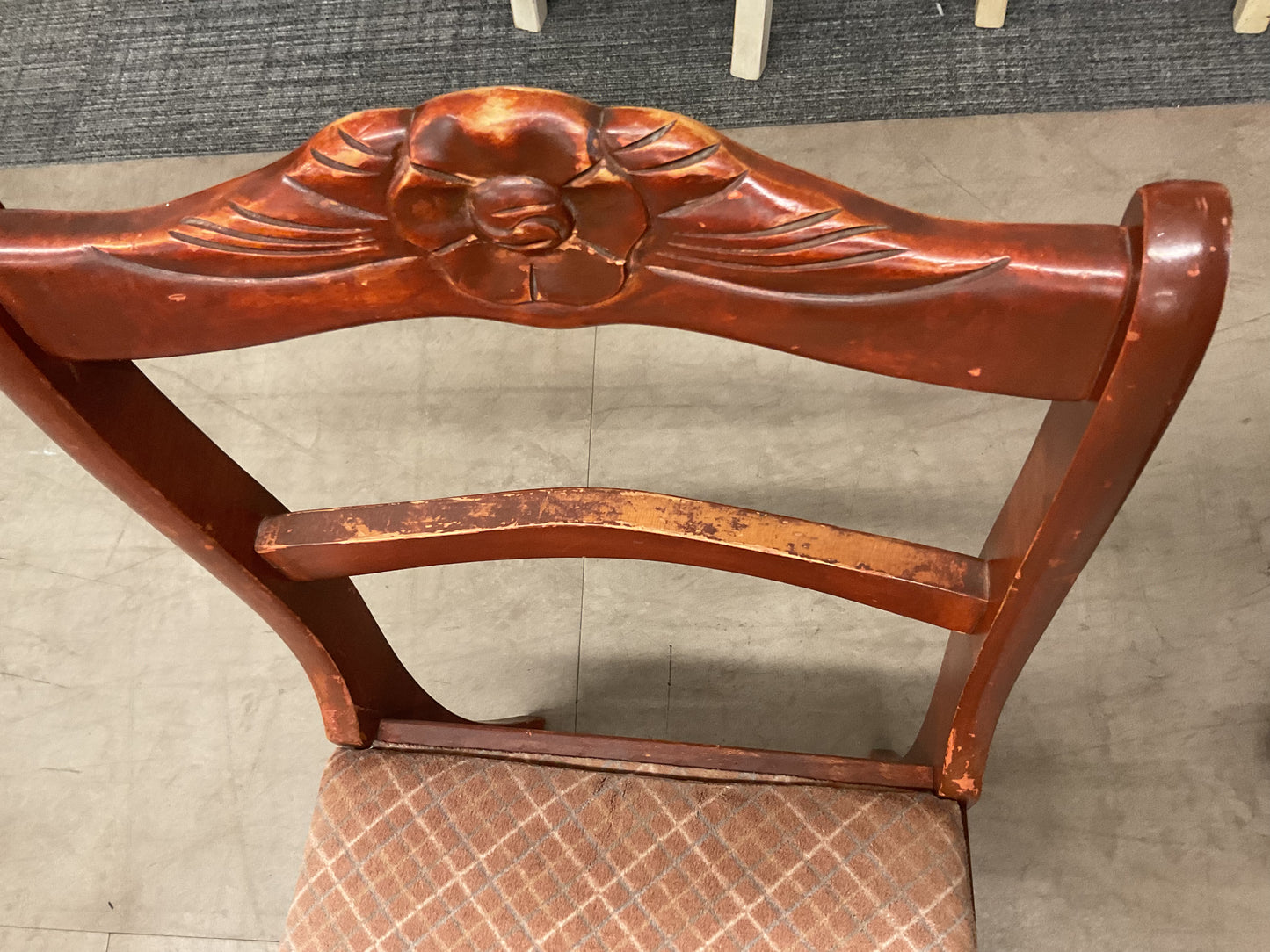 Carved Wood Dining Chair