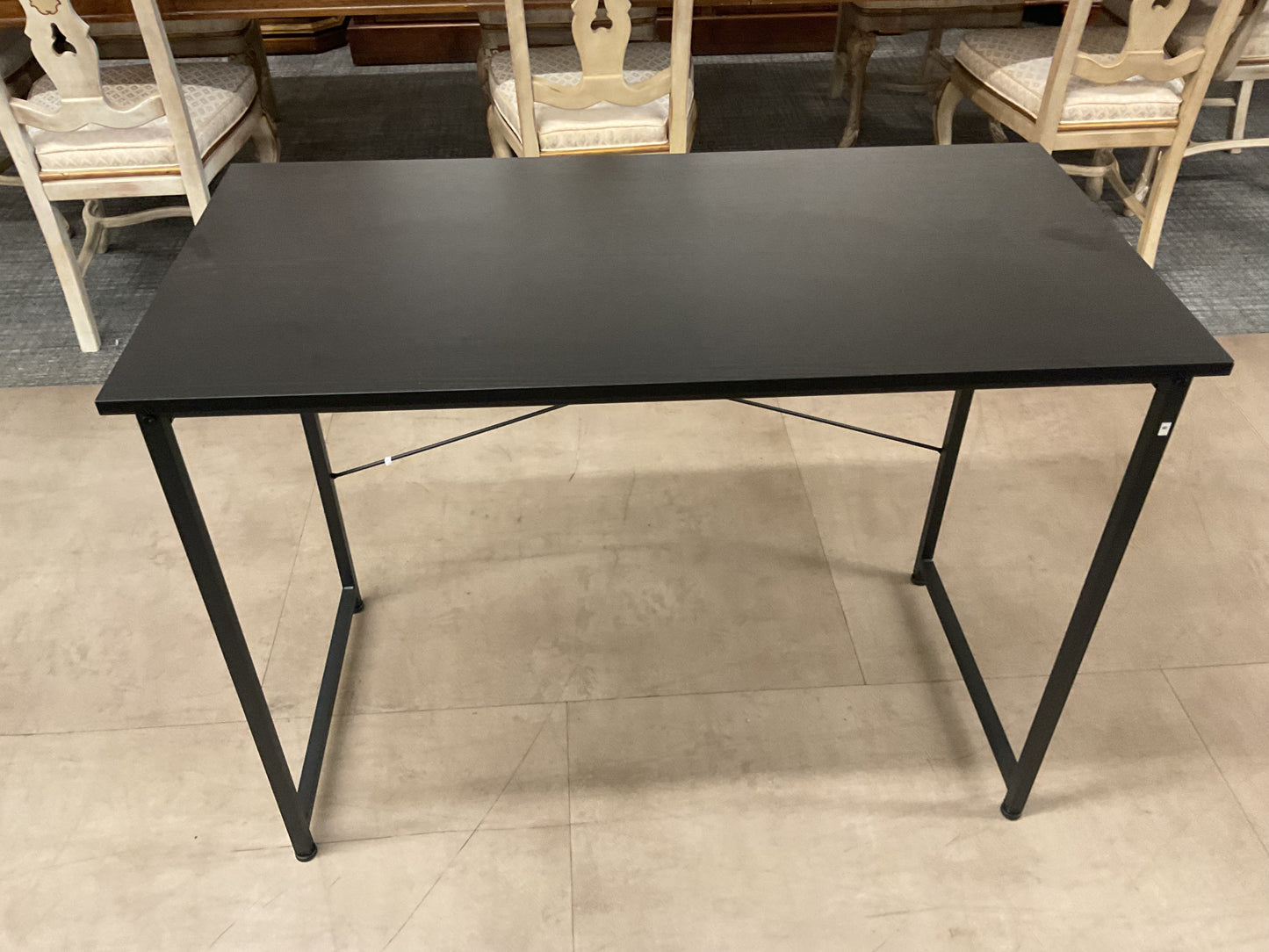 Table Desk W/Metal Frame