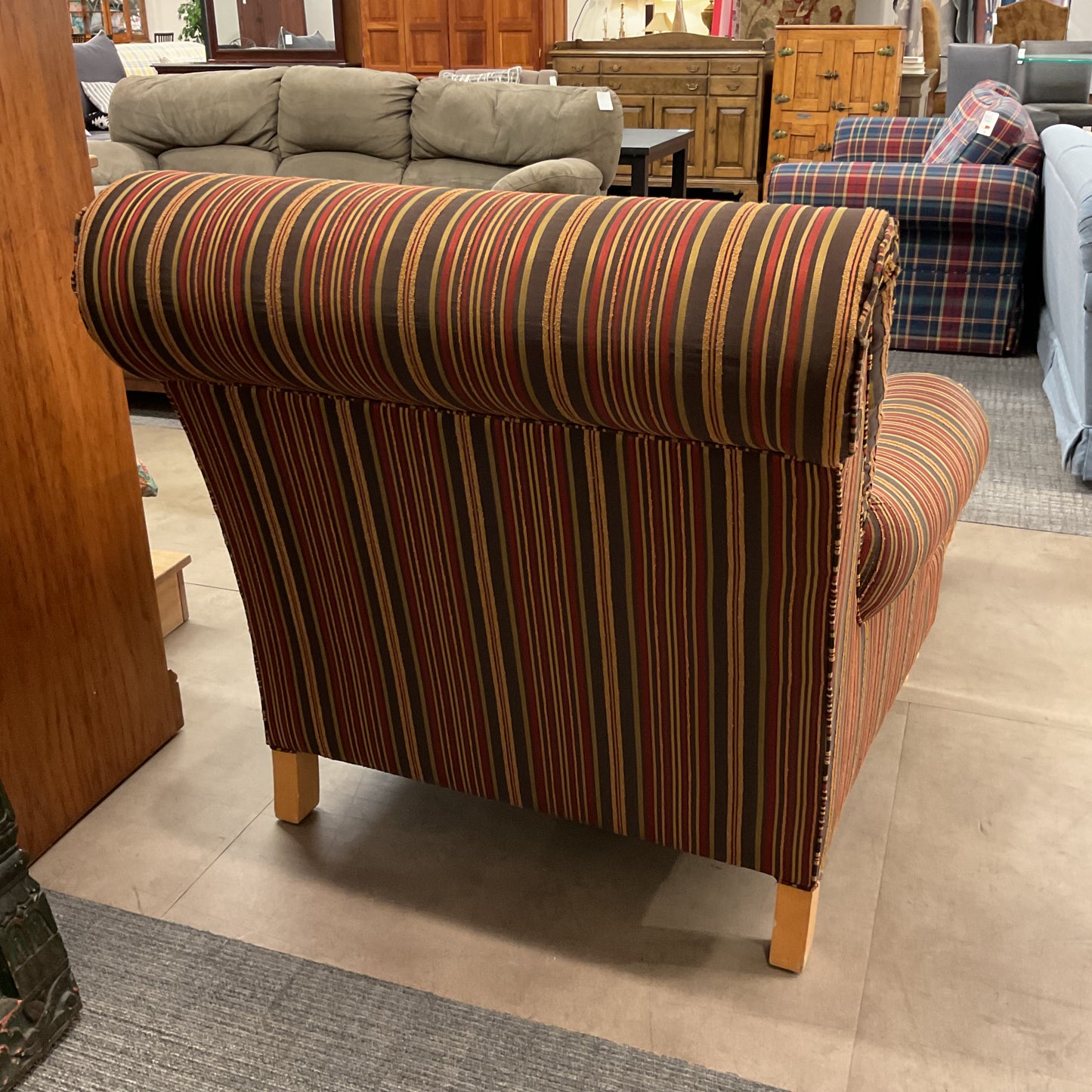 Rollback Vintage Chair & Ottoman