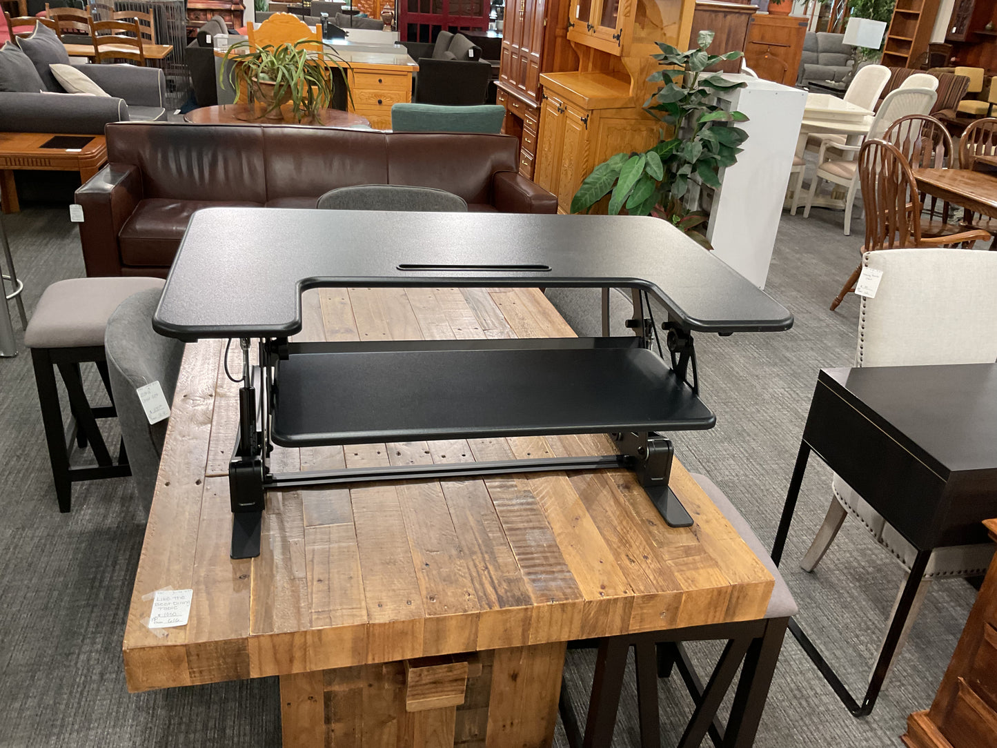 Black Standing Desk Converter