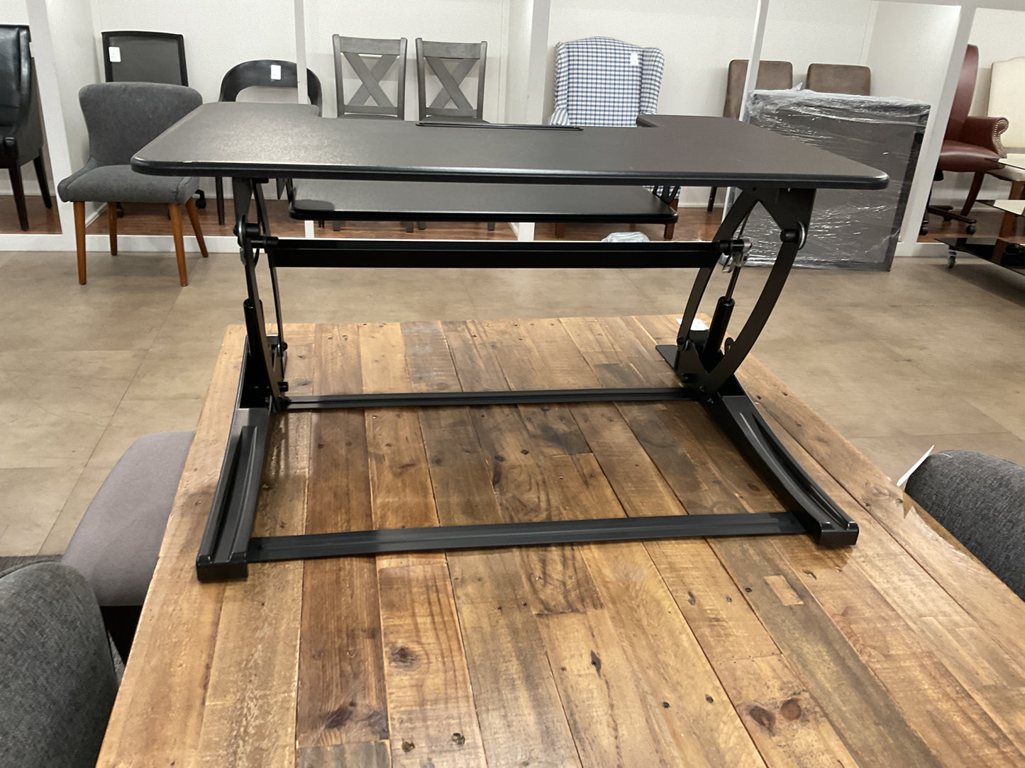 Black Standing Desk Converter