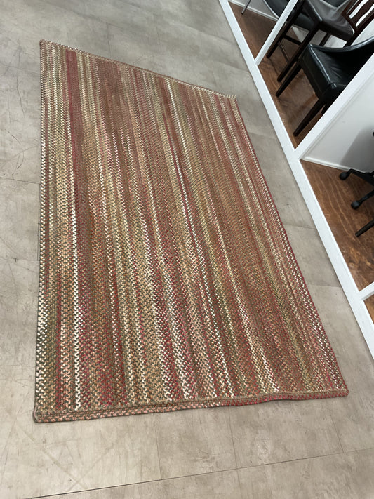 Striped Braided Area Rug (F77)