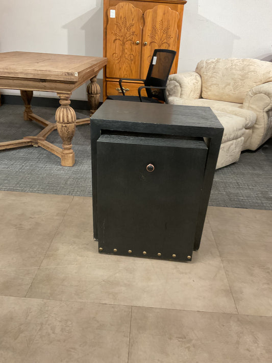 Black Nesting Table Set