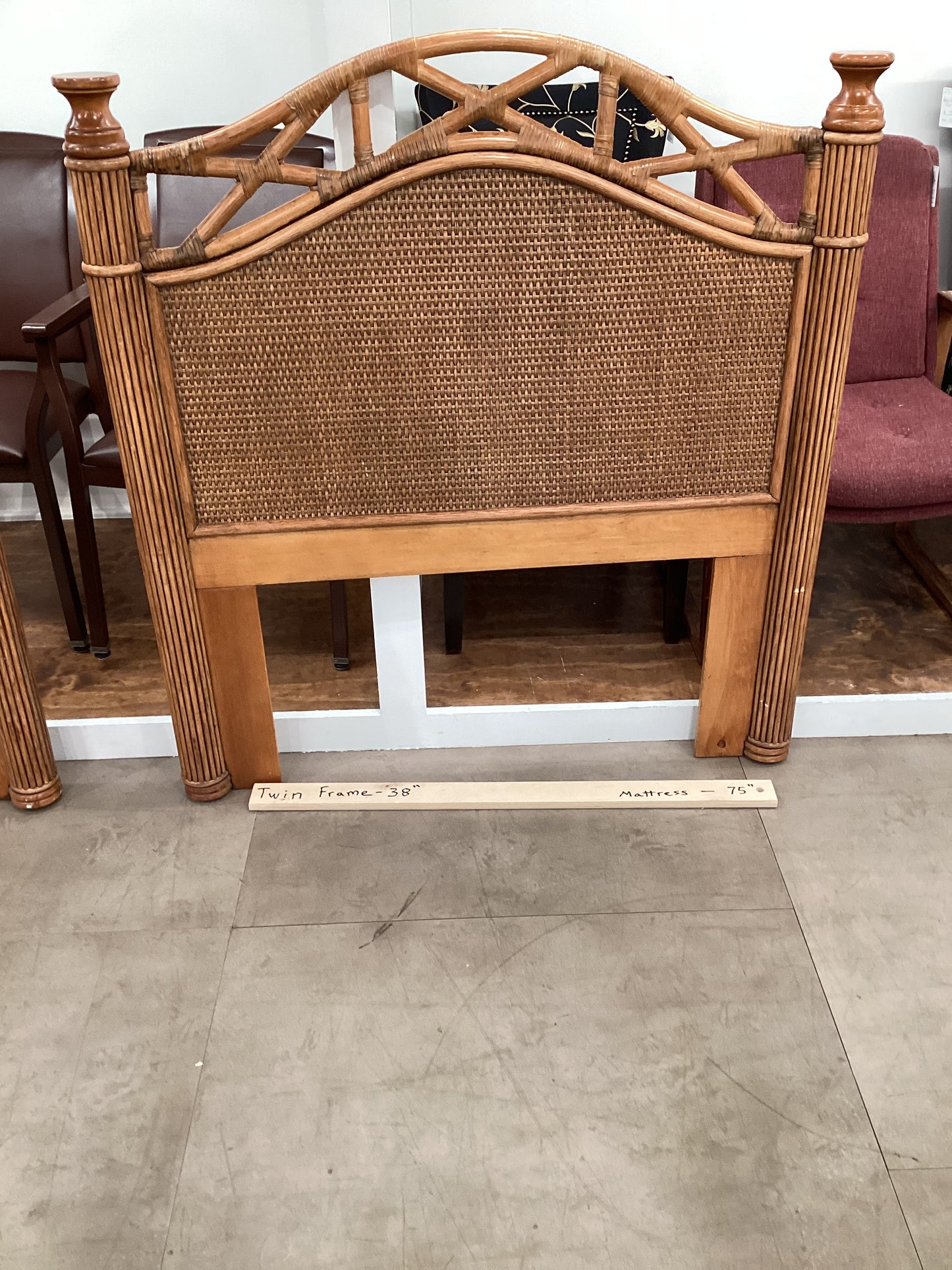 Twin Tiki Headboard (B263)