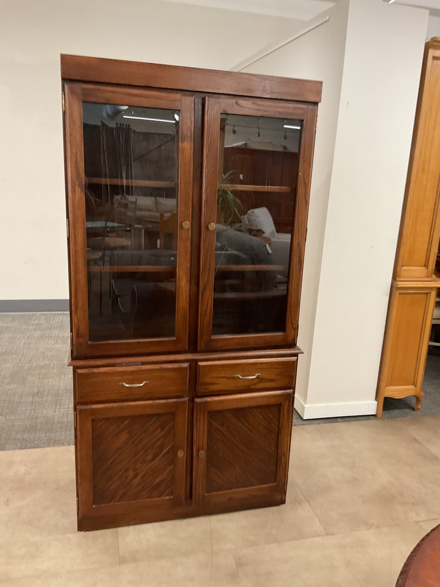 Wooden Hutch China Cabinet