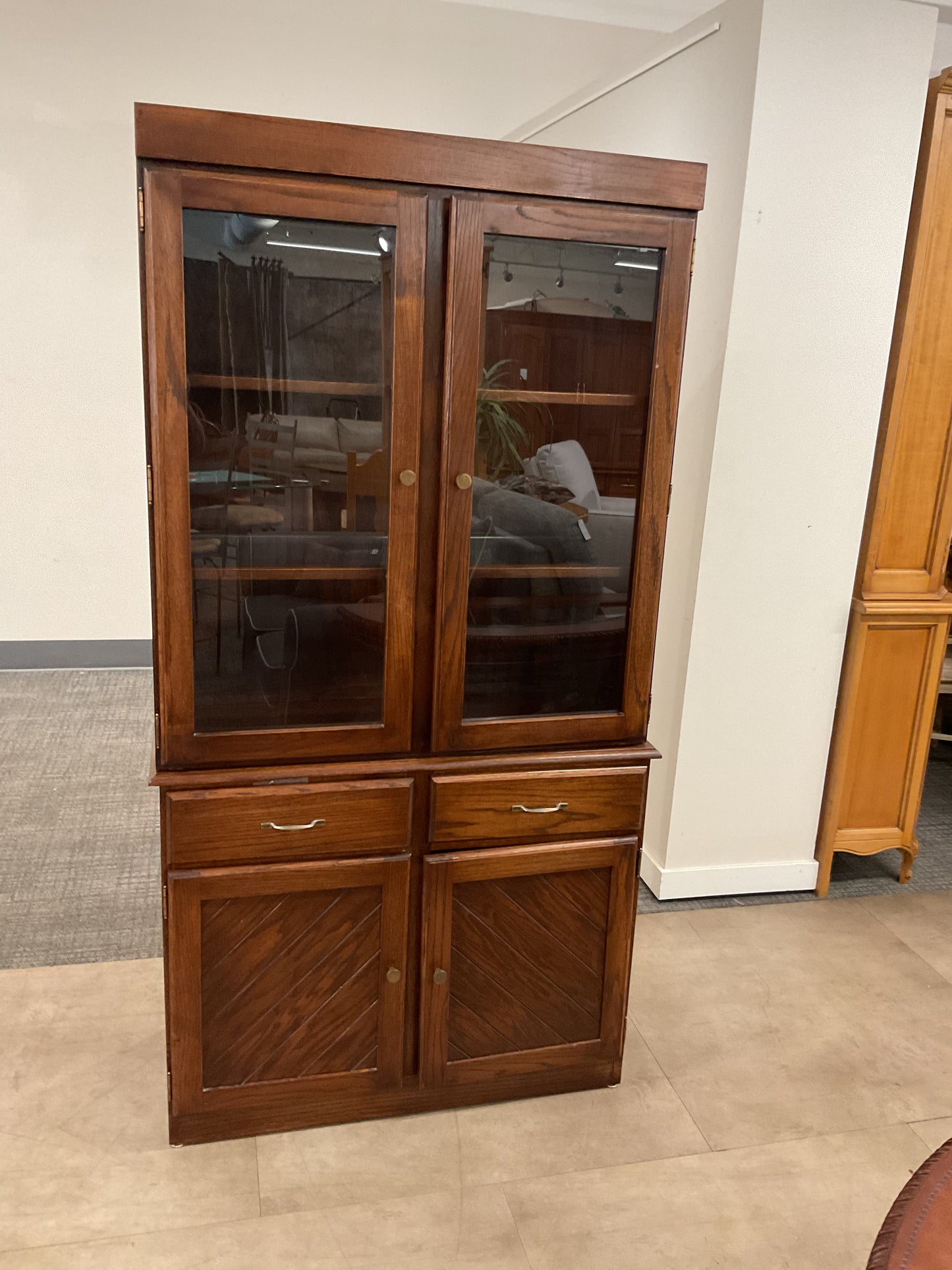 Wooden Hutch China Cabinet