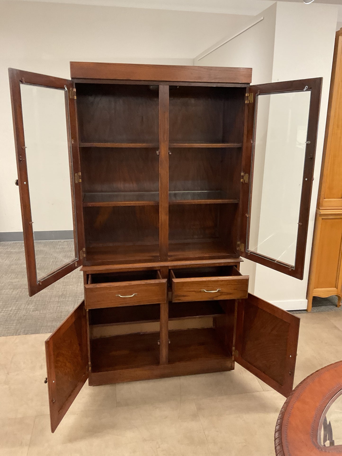 Wooden Hutch China Cabinet