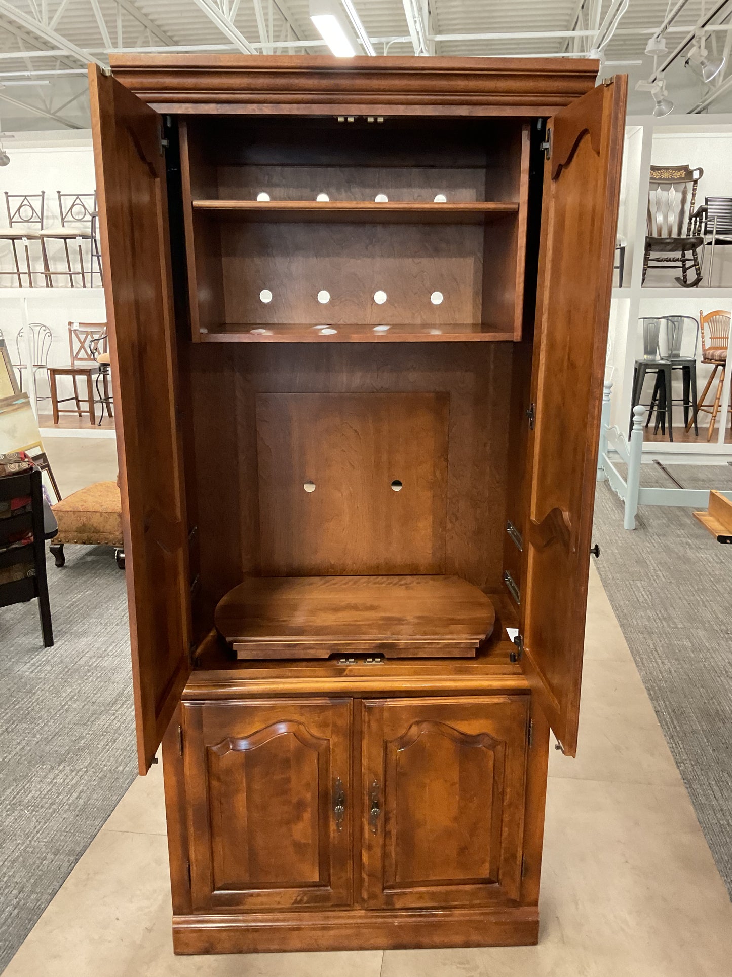 French Country Style TV Console