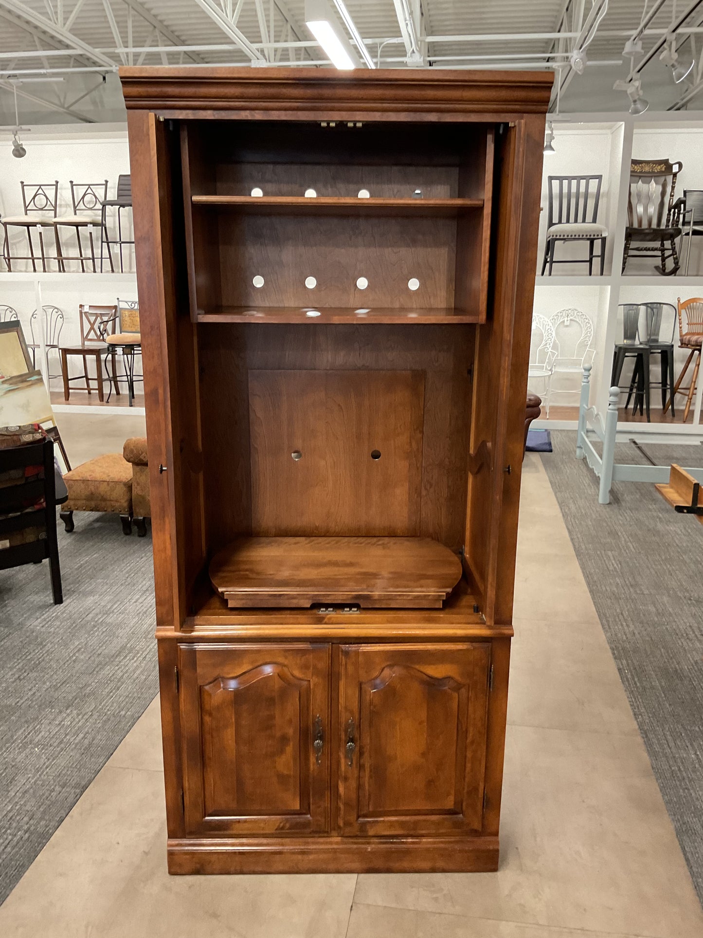 French Country Style TV Console