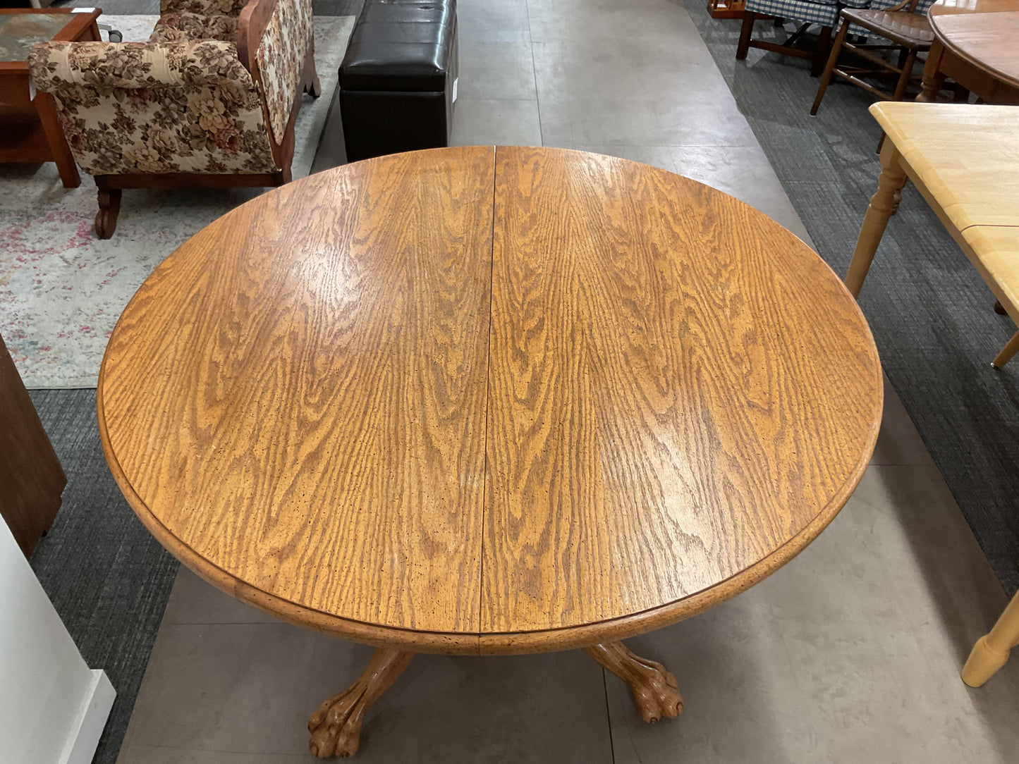 Lion Paw  Oak Dining Table