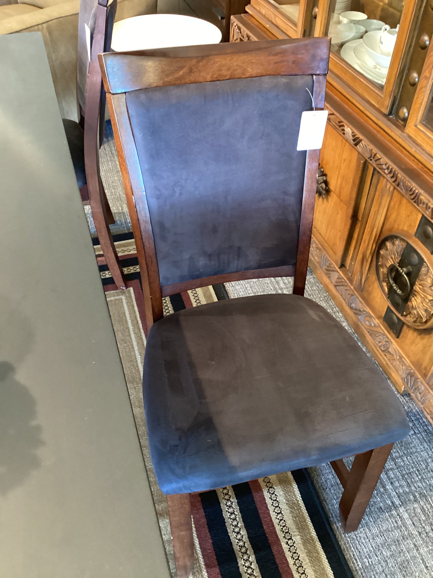 *WH*Black Mahogany Dining Chair