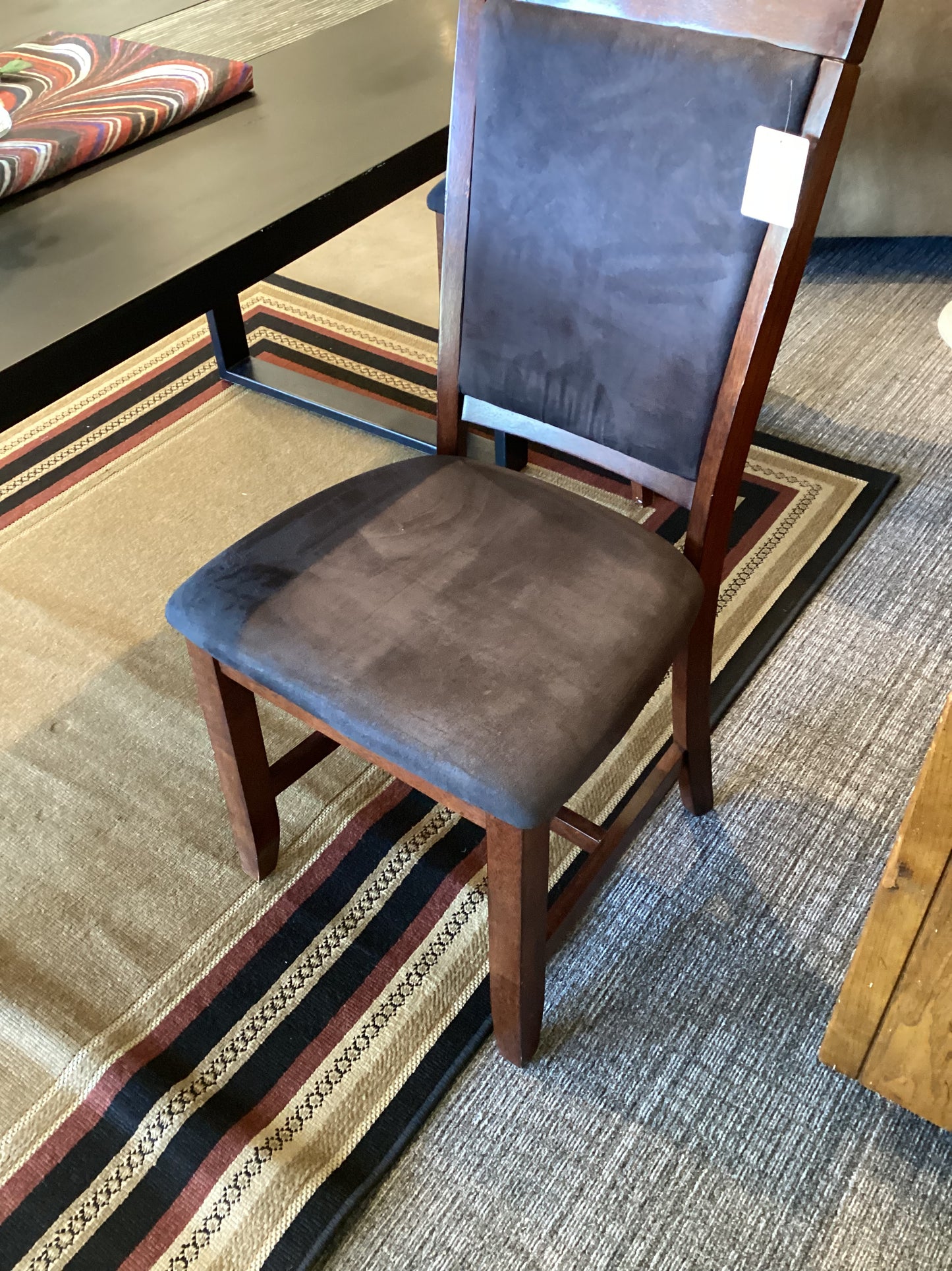 *WH*Black Mahogany Dining Chair