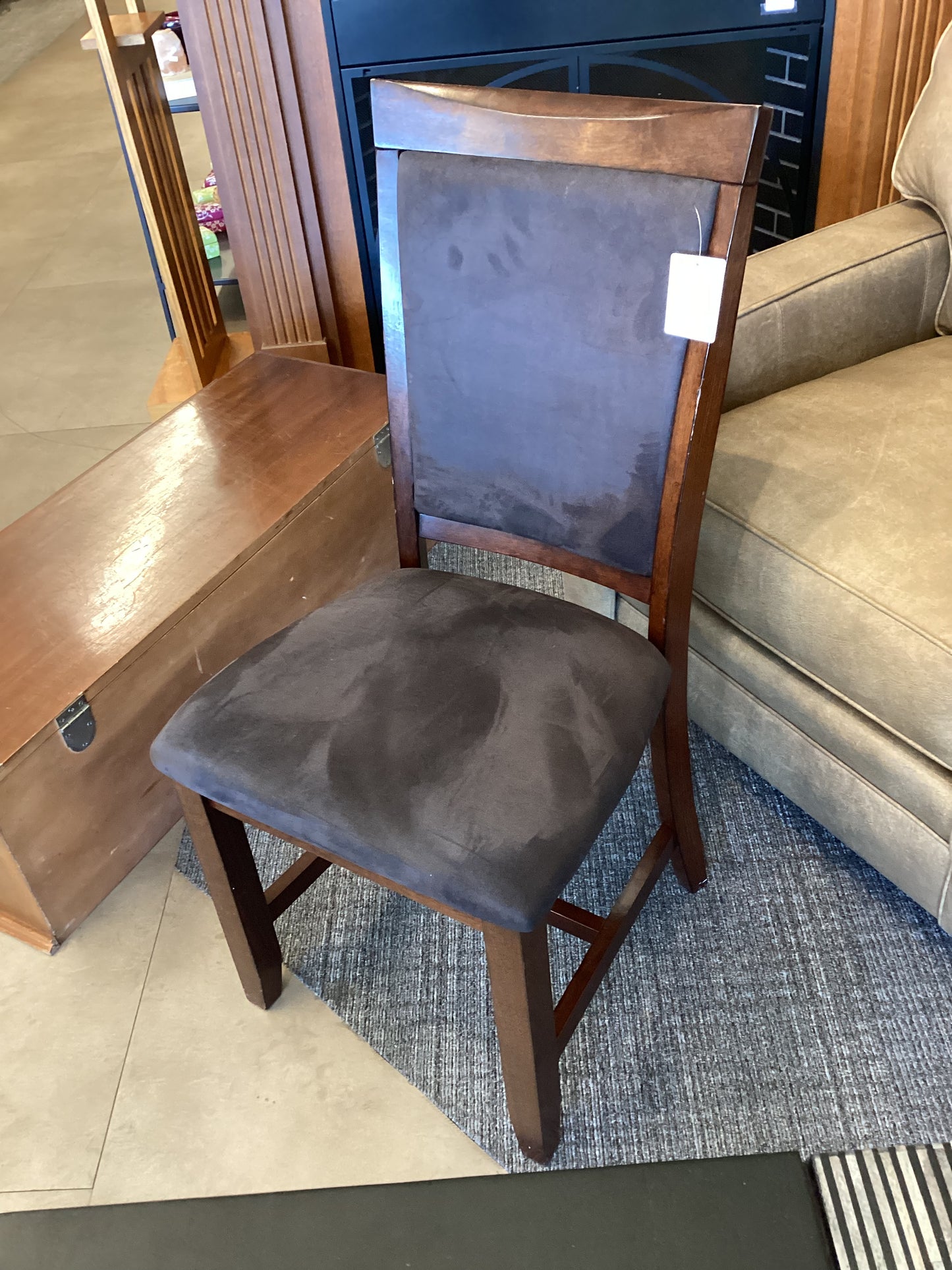 *WH*Black Mahogany Dining Chair