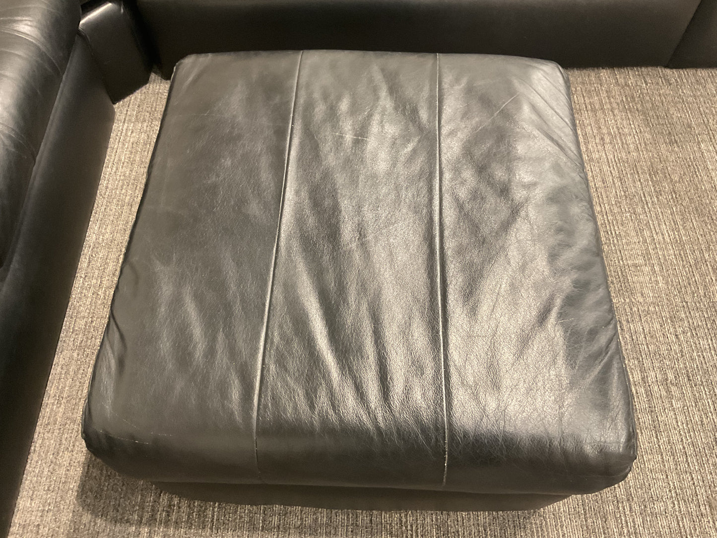 Man Cave Leather Sectional