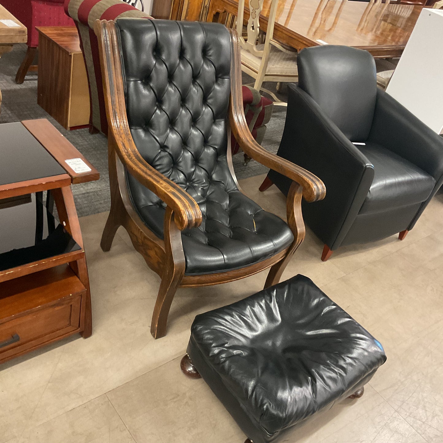 Smooth Operator Chair & Ottoman
