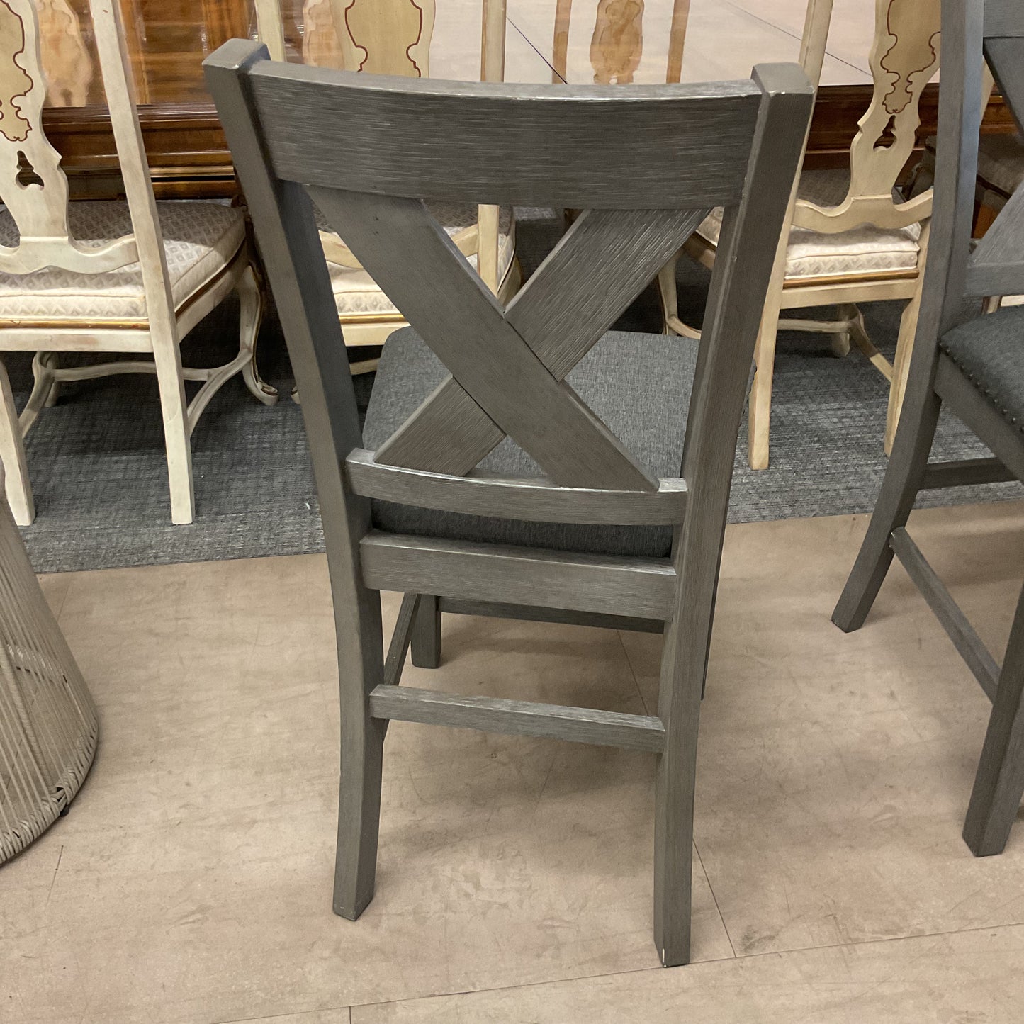 Nailhead Barstool Set