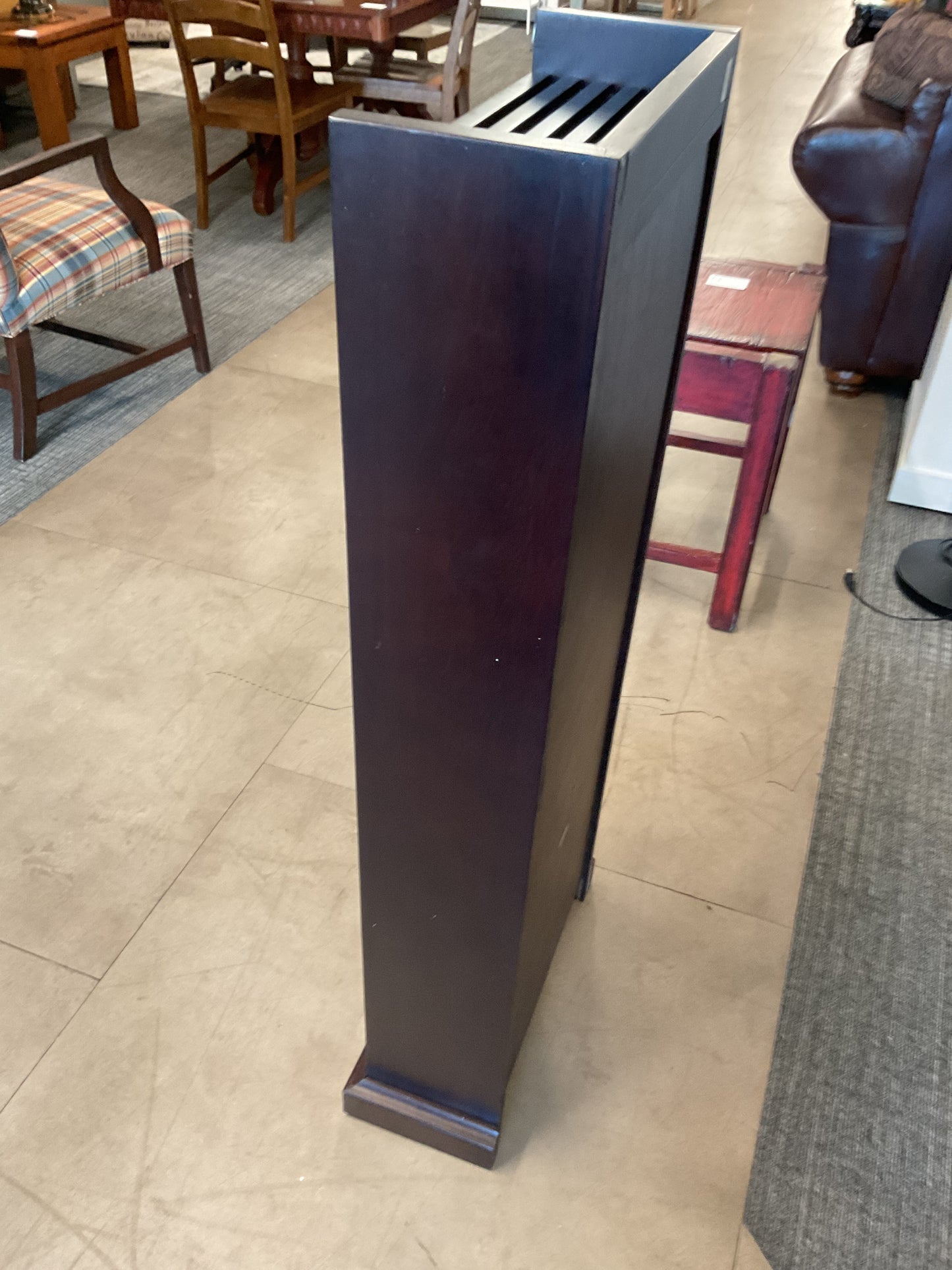 Espresso Media Storage Tower W/Drawer