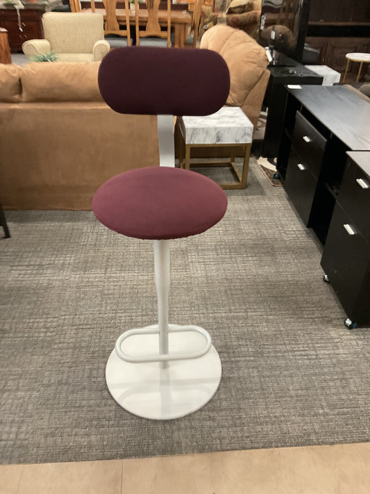 Modern Burgundy Bar Stool