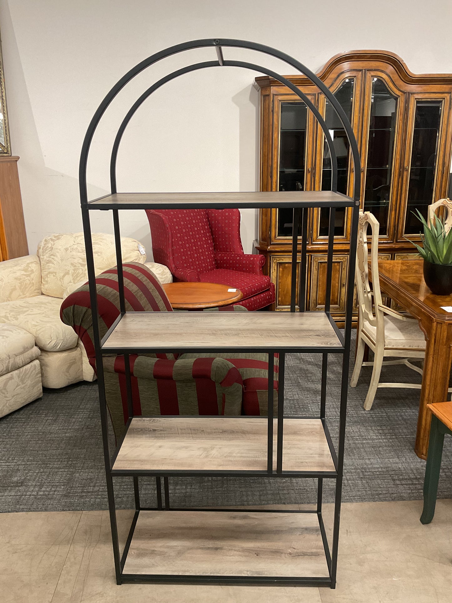 Gray Wash Bookcase