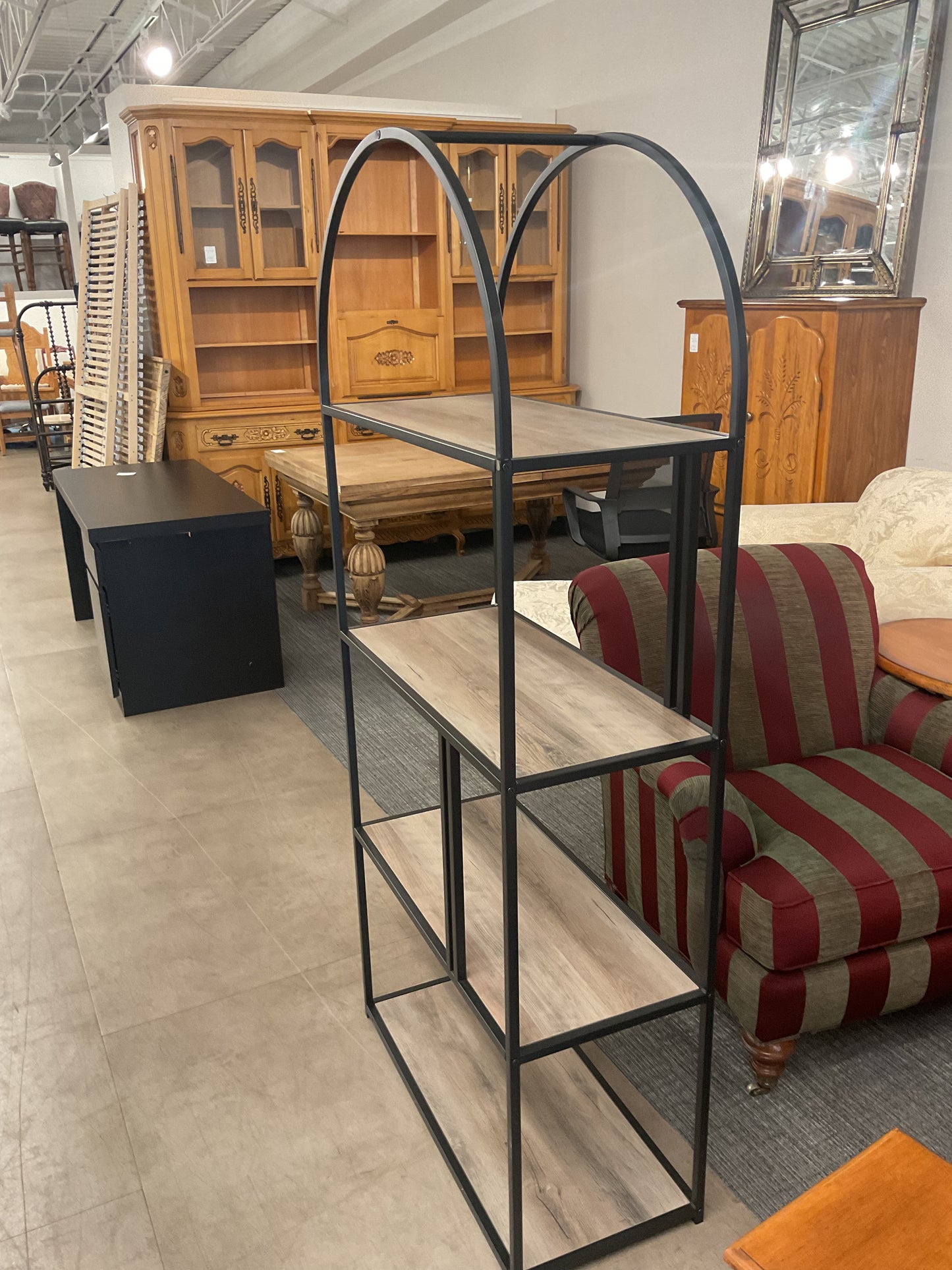 Gray Wash Bookcase