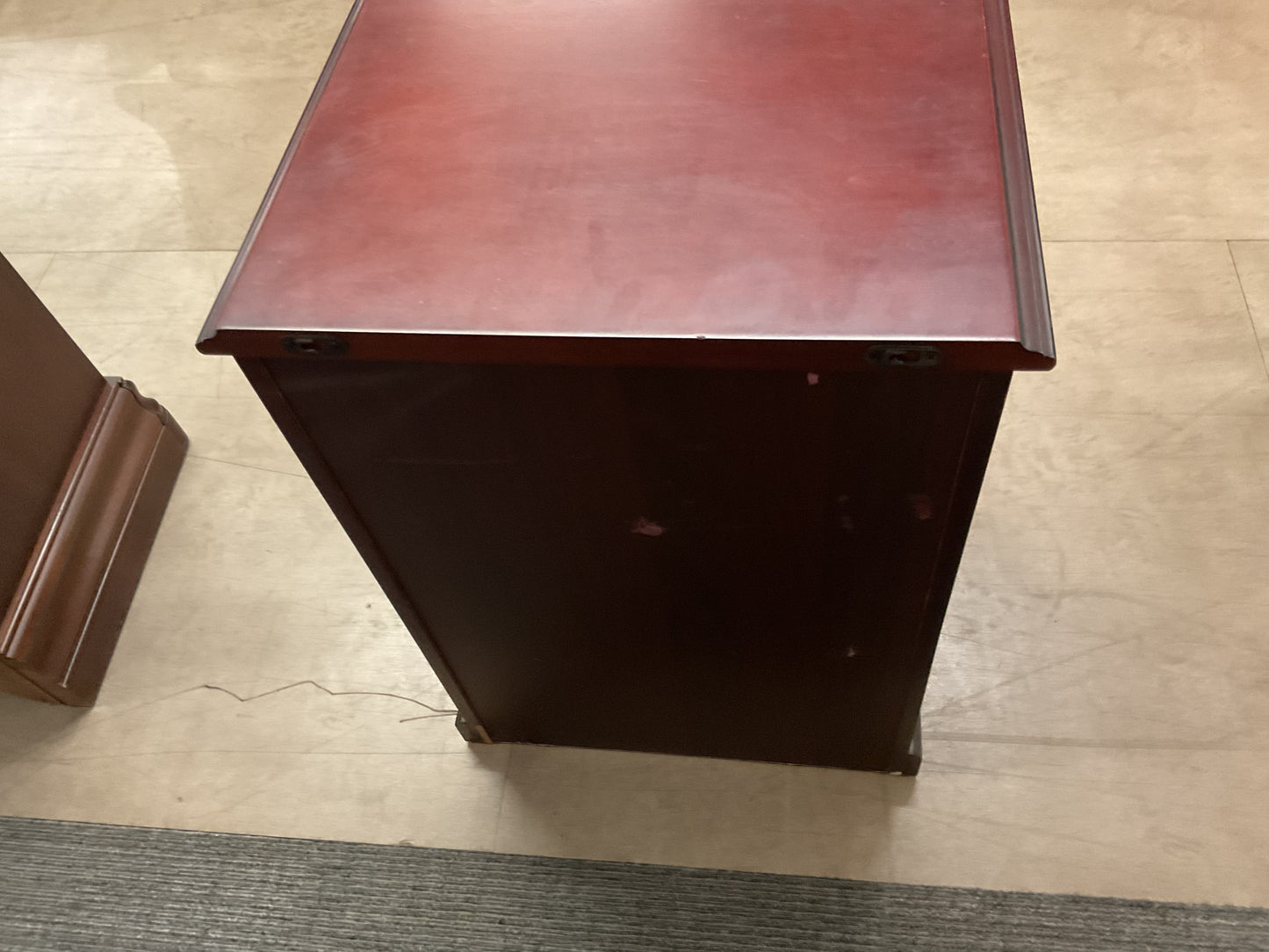 2-Drawer Wood Filing Cabinet