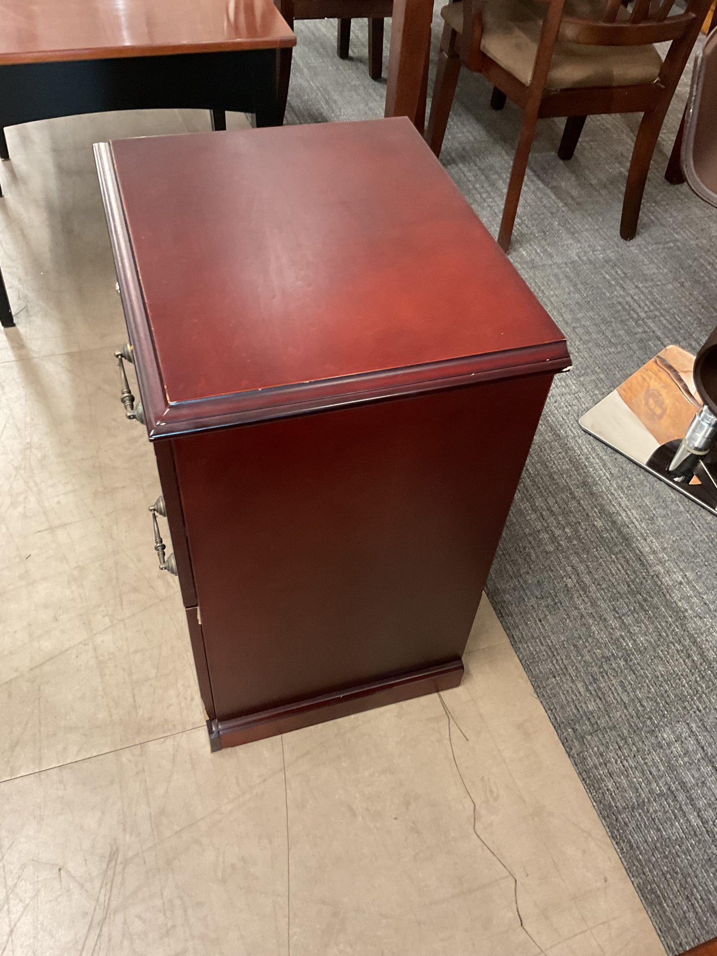 2-Drawer Wood Filing Cabinet