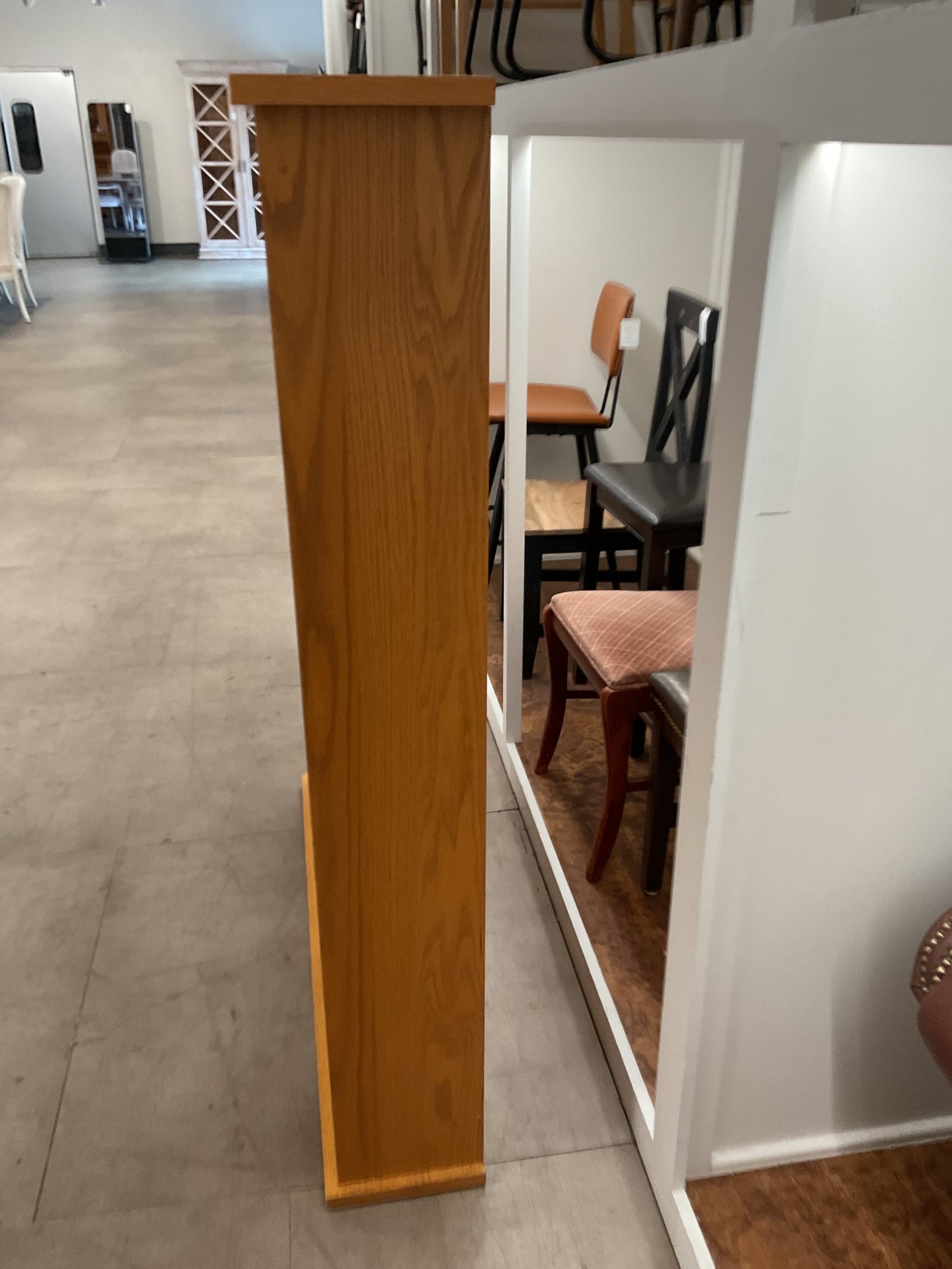 Oak Wood Display Cabinet