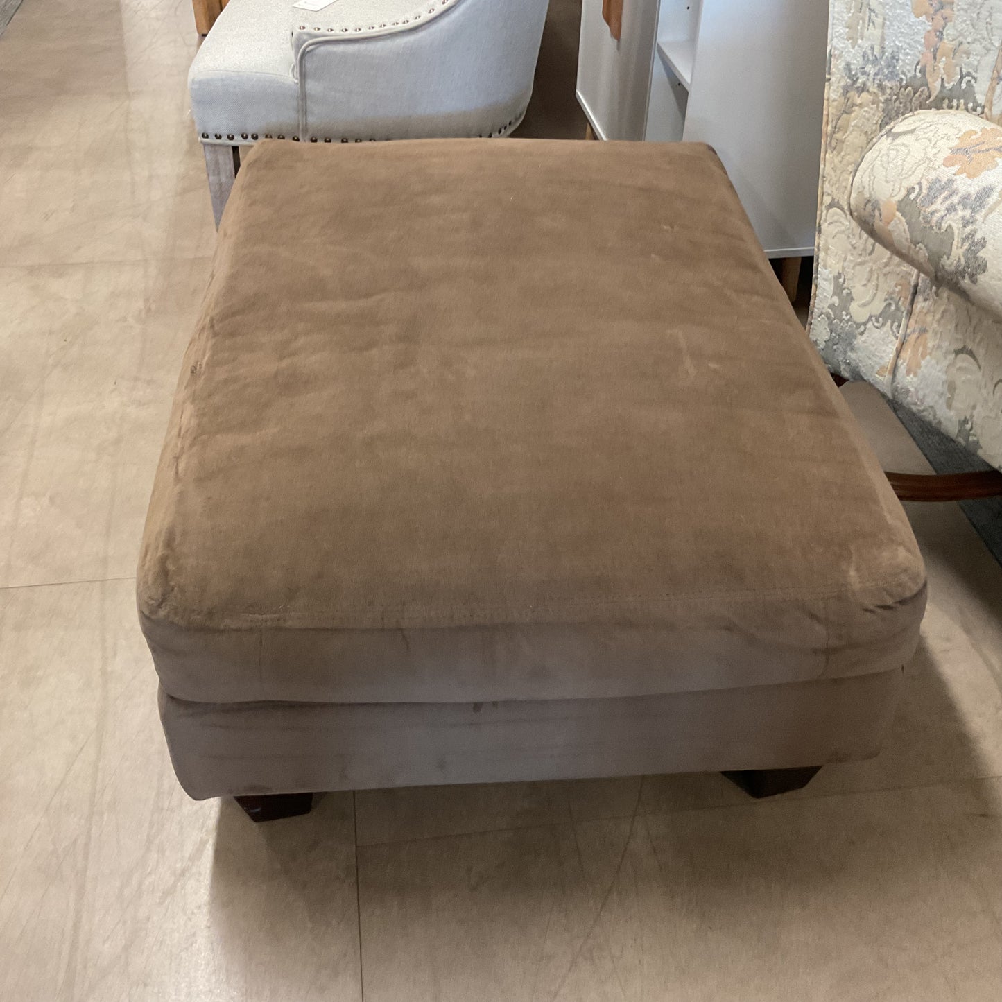 Basic Brown Ottoman
