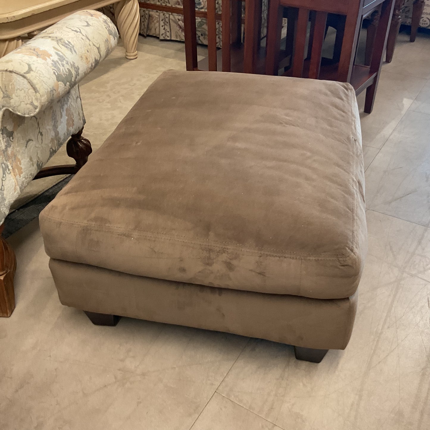 Basic Brown Ottoman