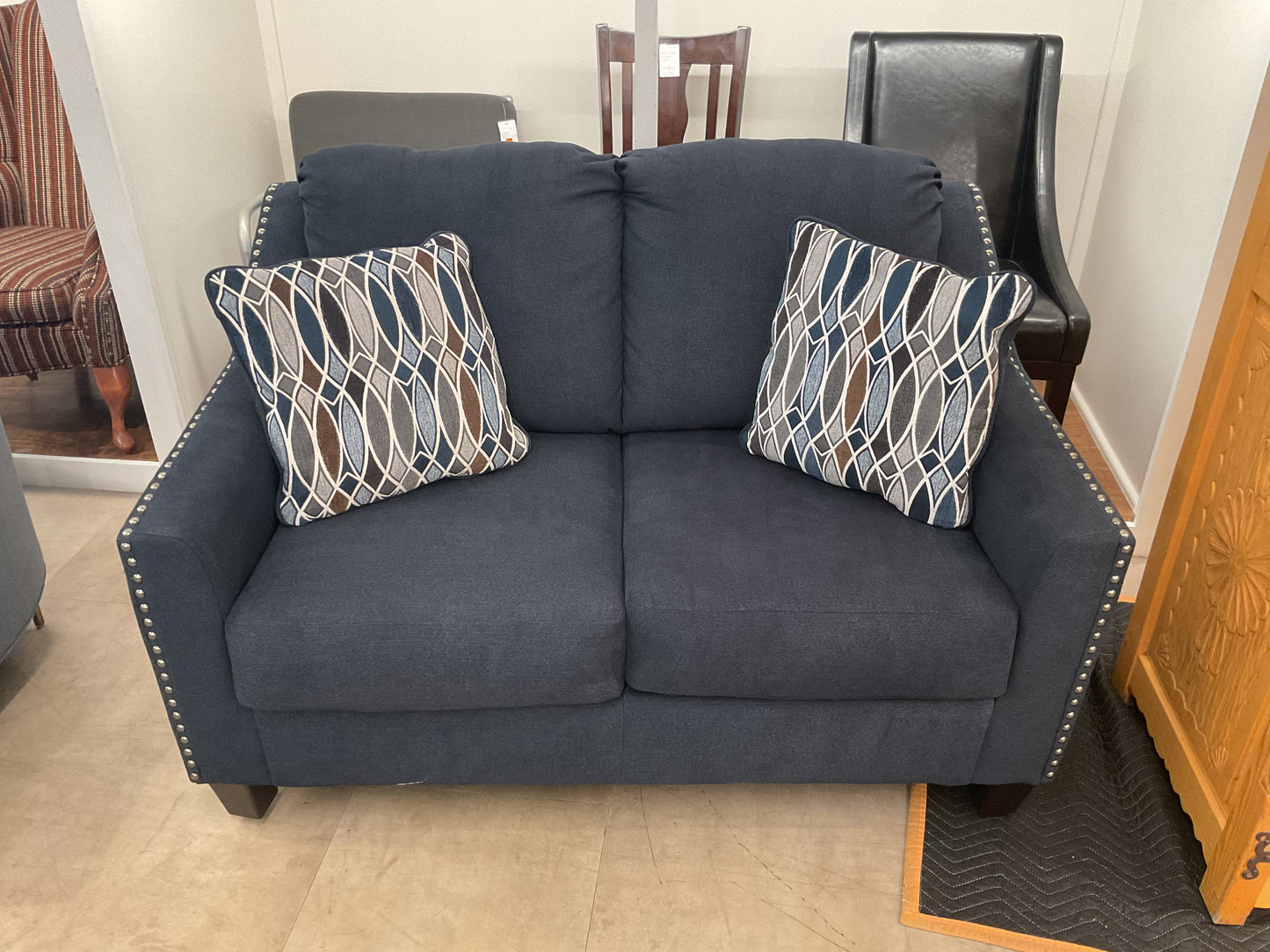 Cozy Blue Loveseat