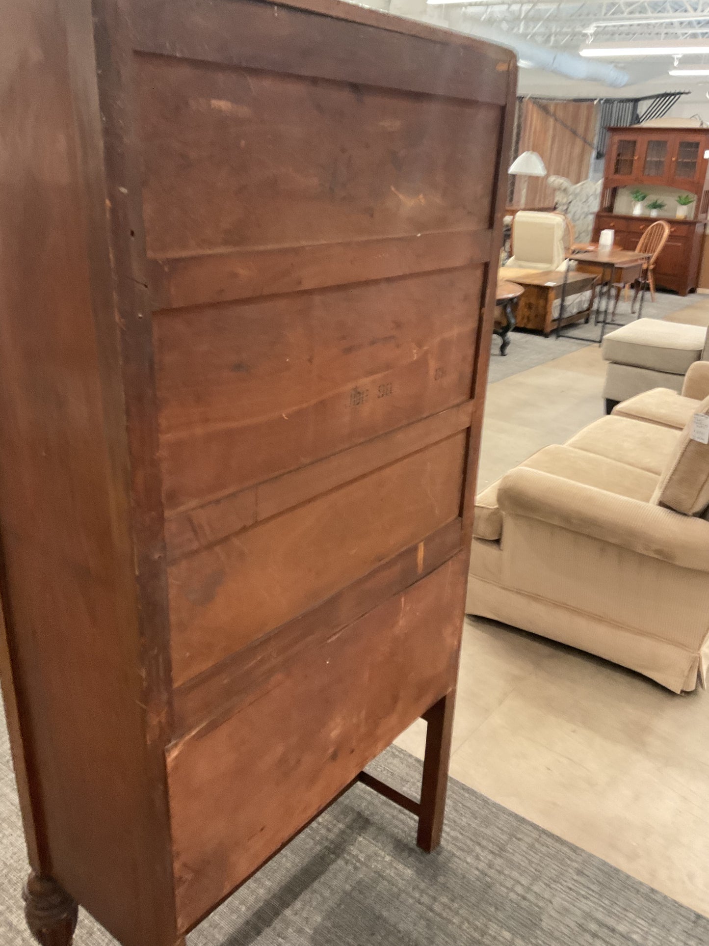Intricate Antique Curio Cabinet