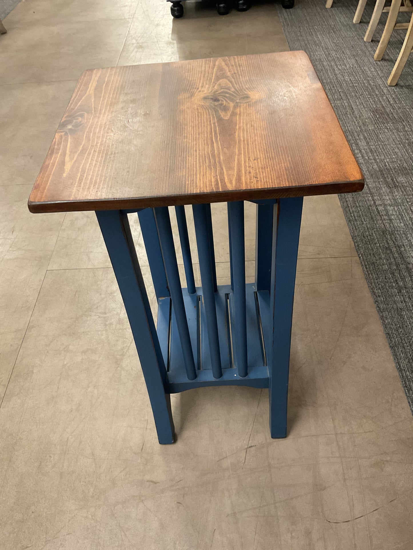 Blue Side Table