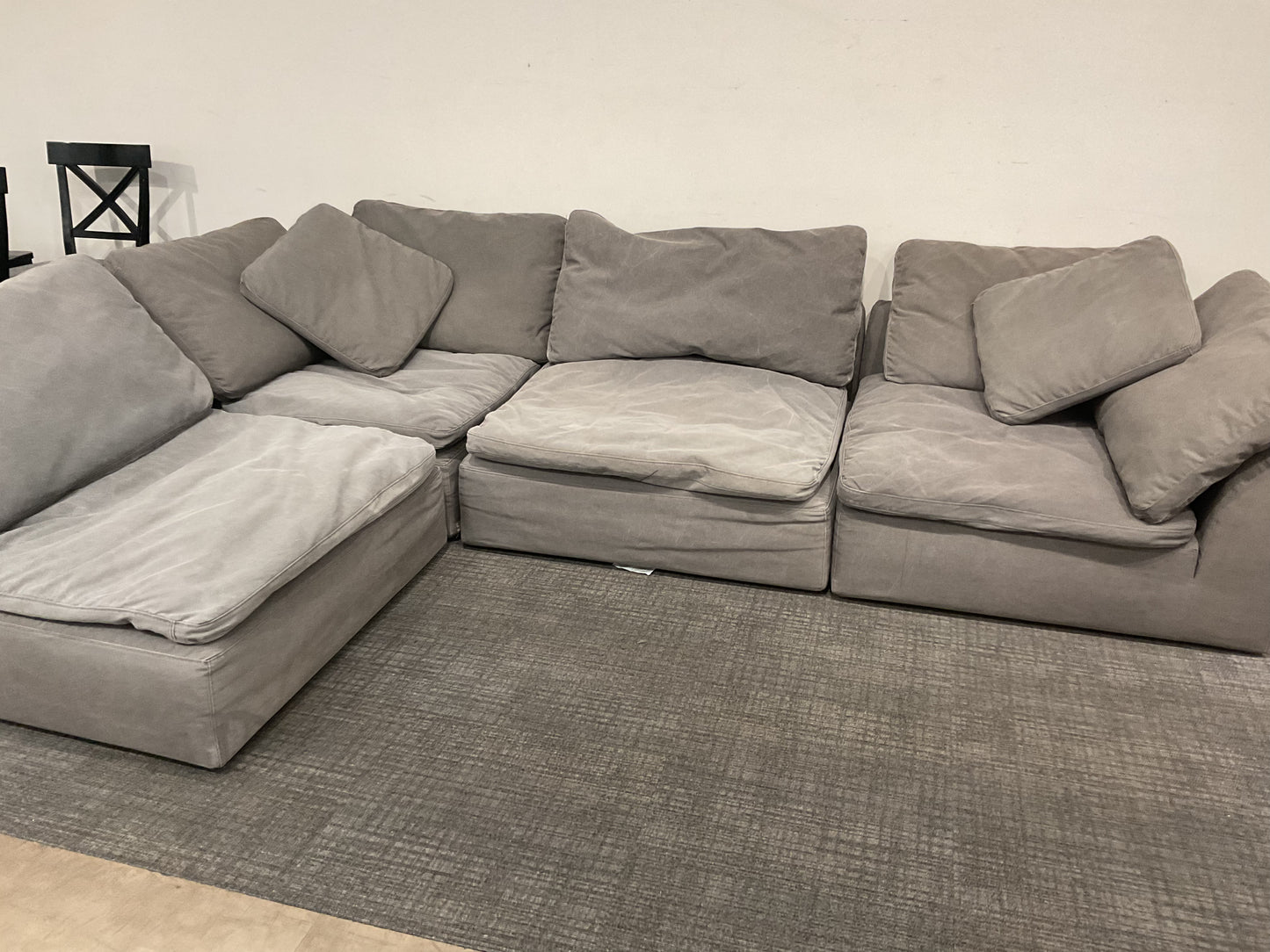 Grey Modular Sectional Sofa